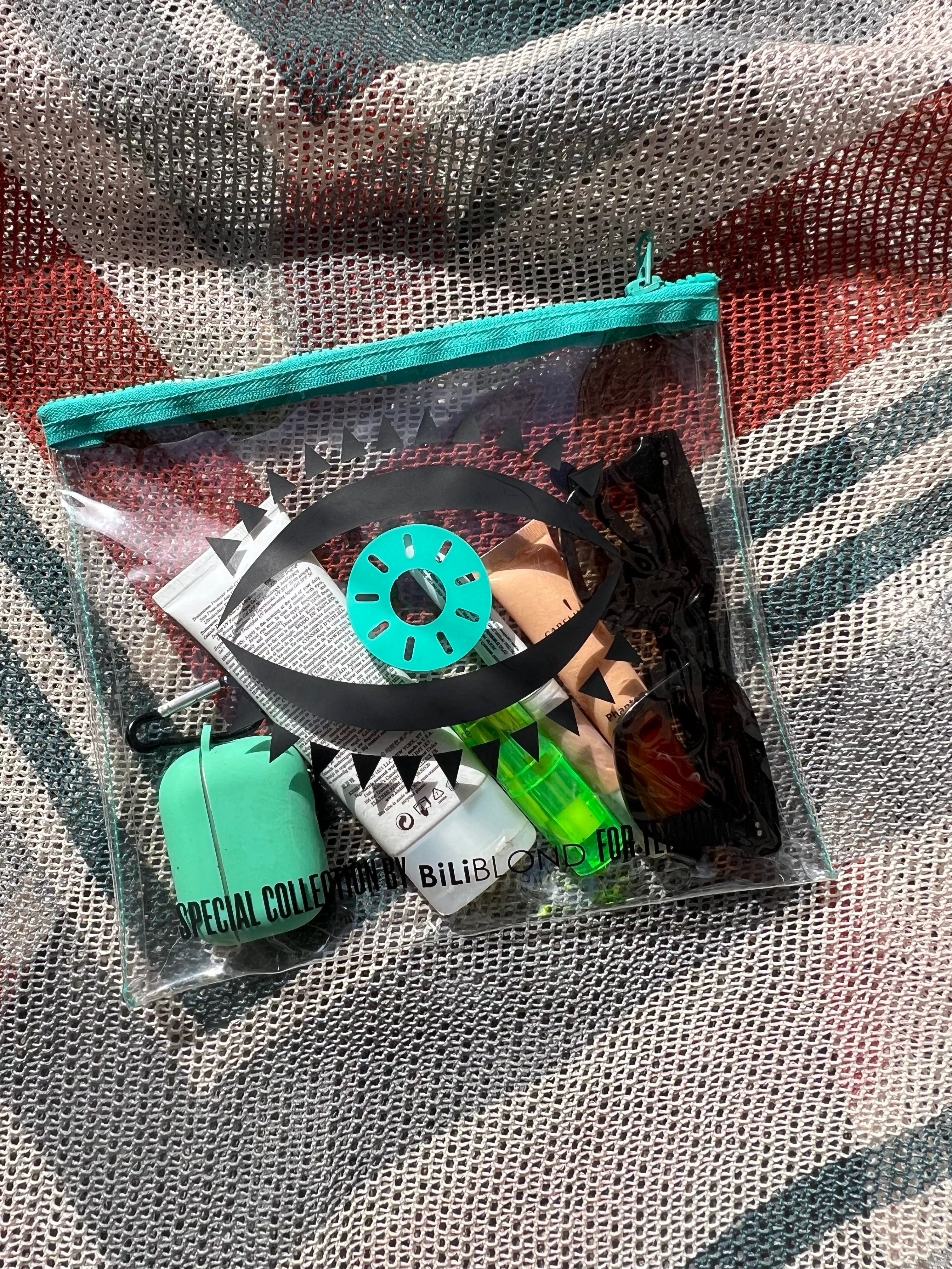 Green eye purse