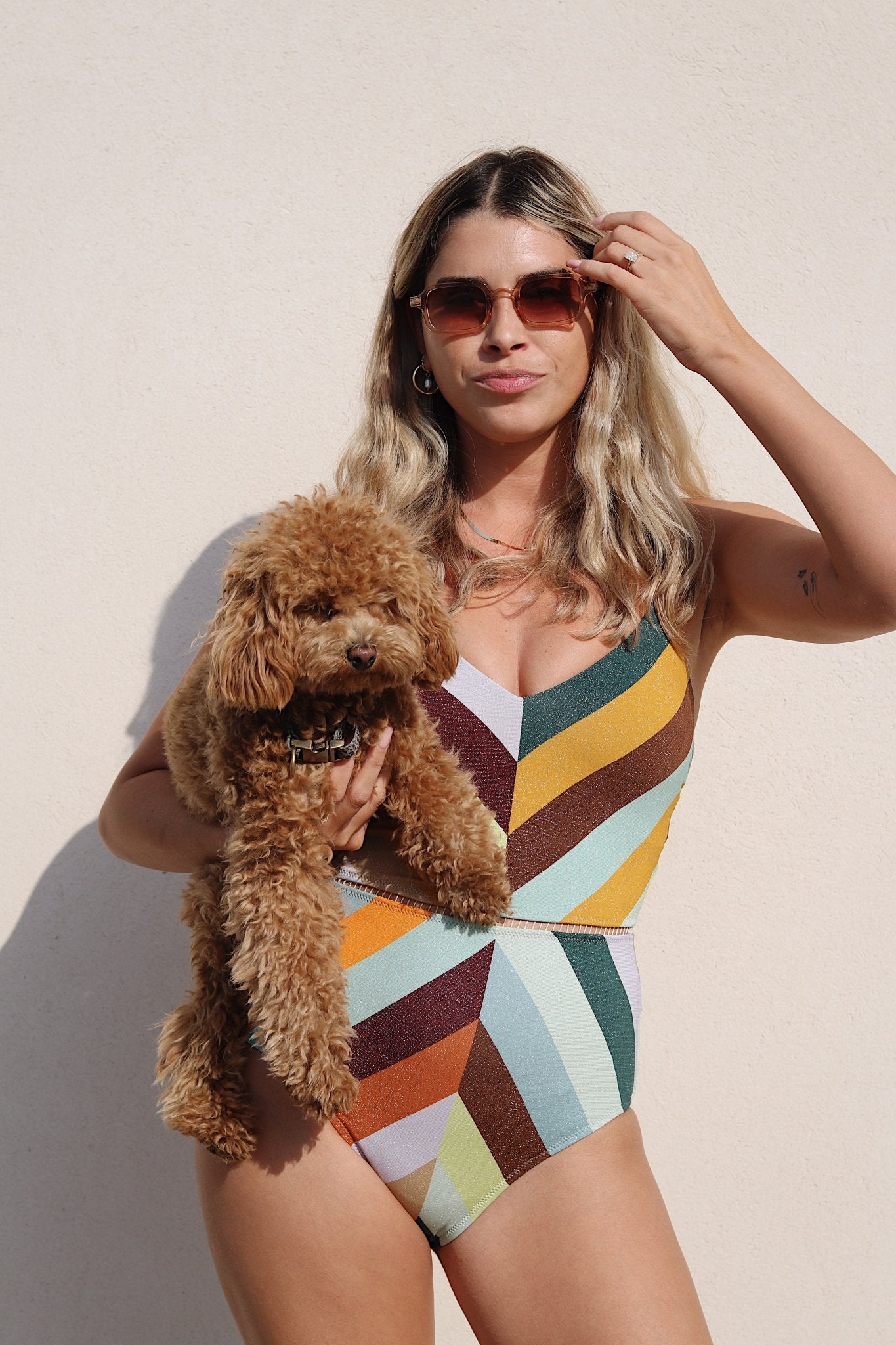 Arava 70S Stripes - one piece - BiliBlond Swimwear