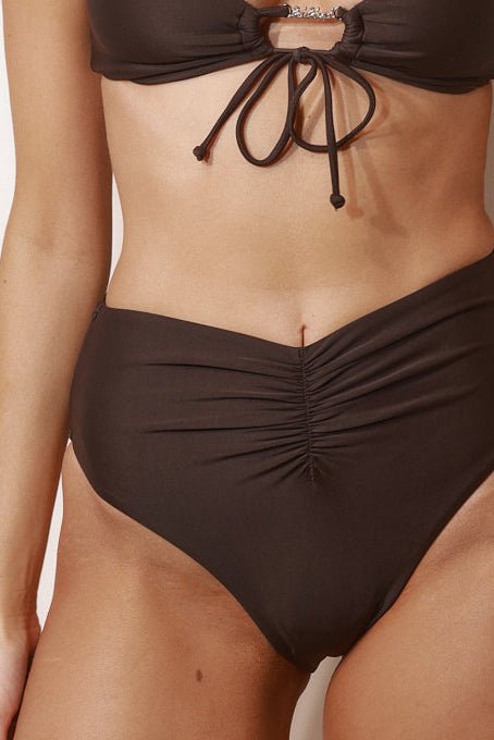 Aruba Bottom Espresso - Bottom -BiliBlond Swimwear