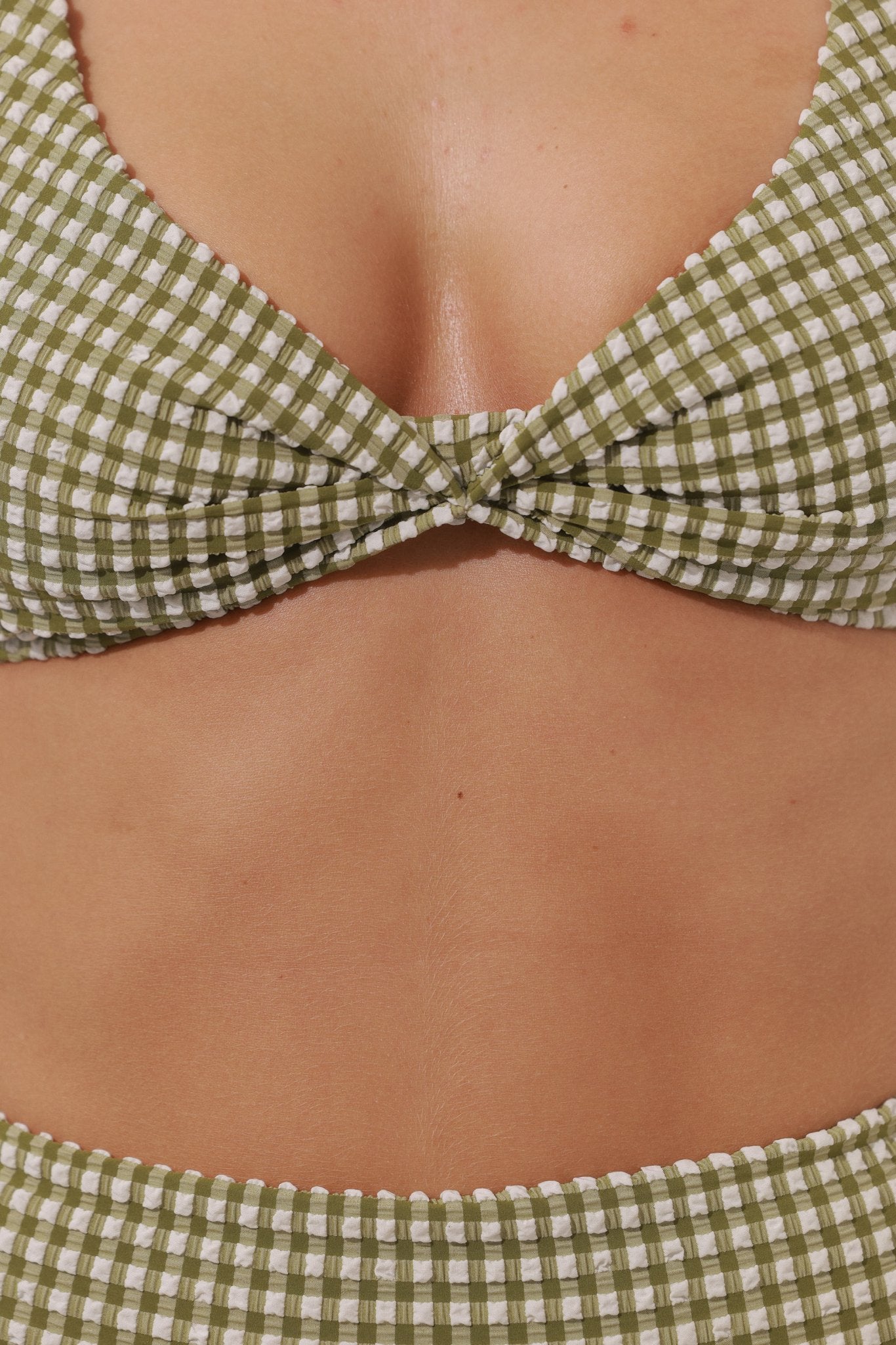 Bili Short Green Plaid - BIKINI - BiliBlond Swimwear