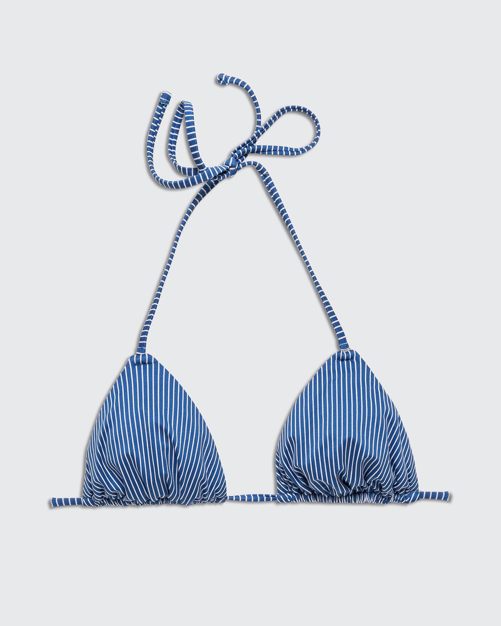 Bili Triangle blue stripes - BIKINI -BiliBlond Swimwear