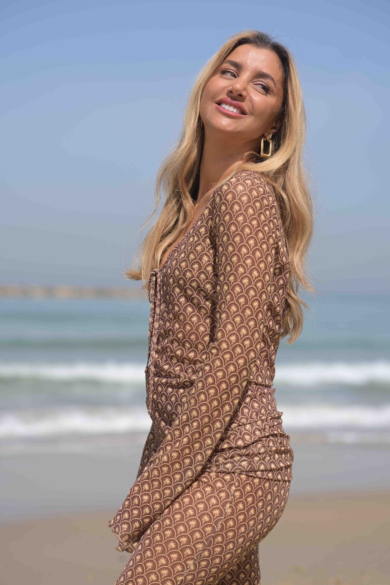 Bilis palms dress Coming soon - gallabia - BiliBlond Swimwear