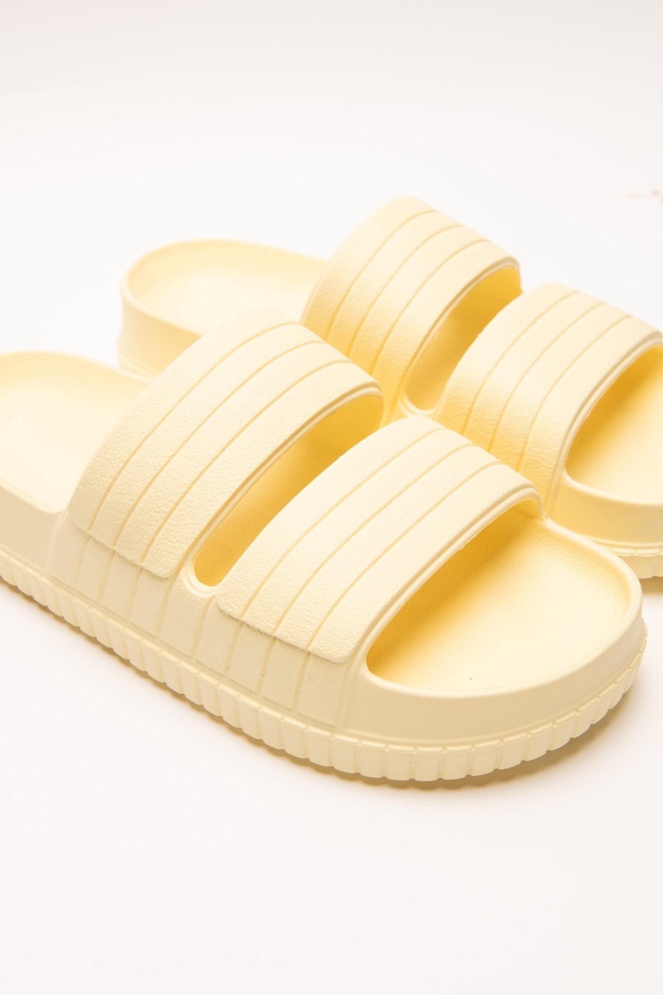BIV Butter Yellow Sandals - BiliBlond Swimwear