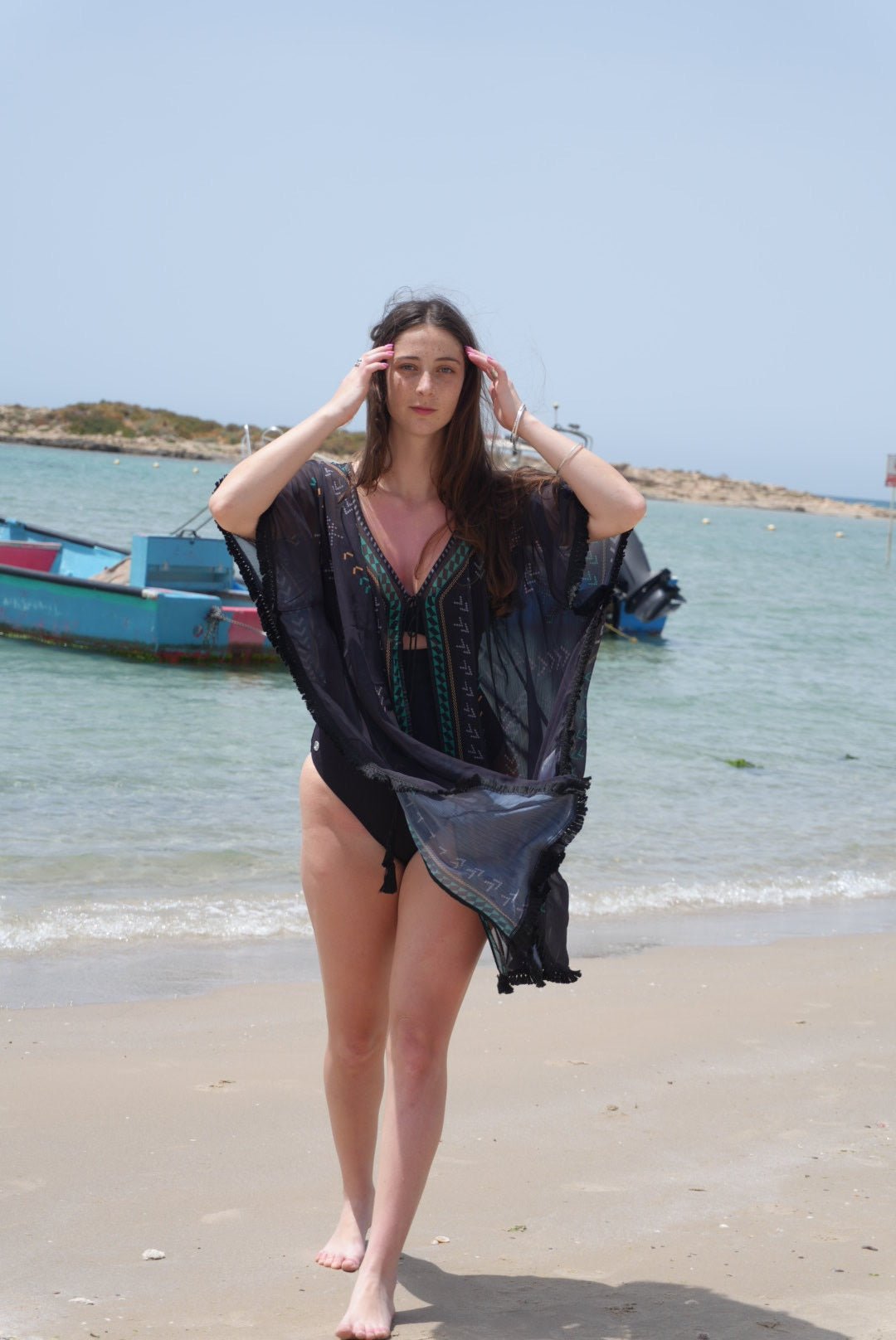 Black Eye Gallabia - gallabia -BiliBlond Swimwear
