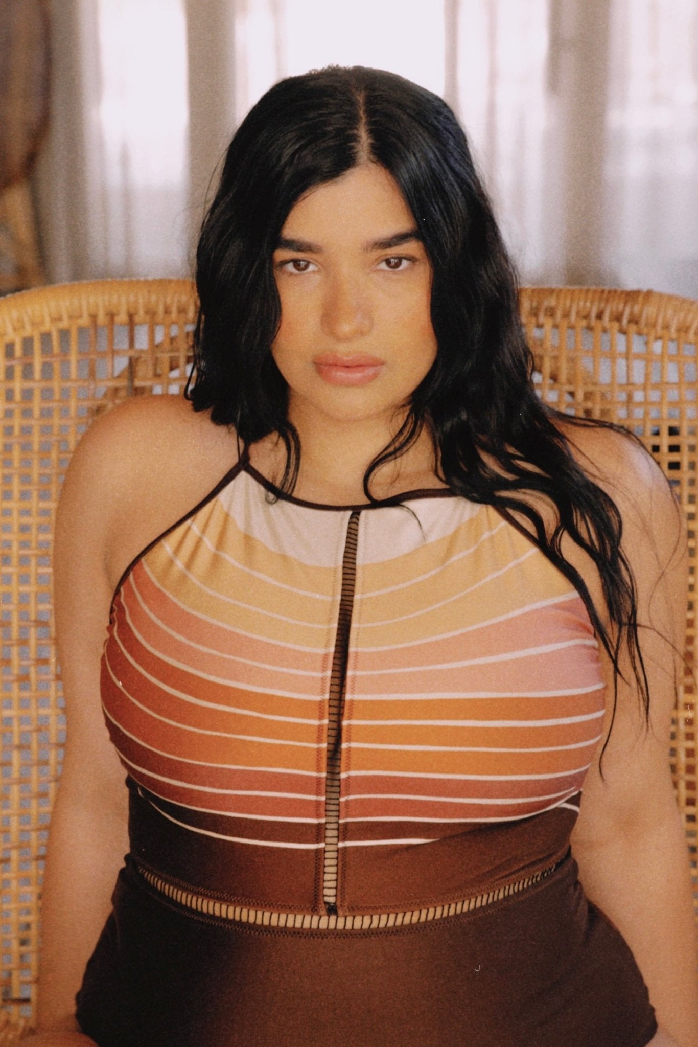 Brown Sunset - one piece - BiliBlond Swimwear