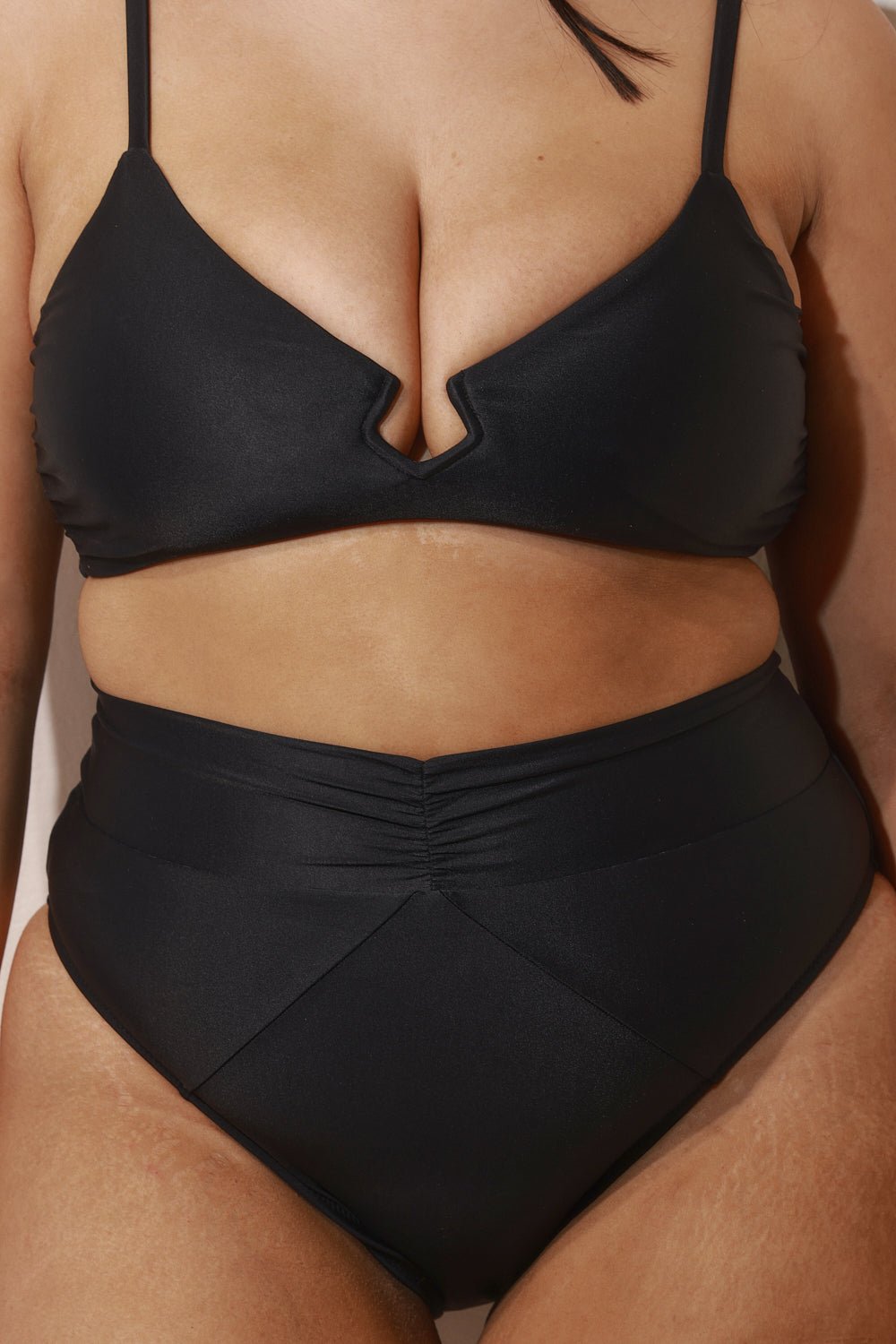 Diamond Top Black - Bikini -BiliBlond Swimwear