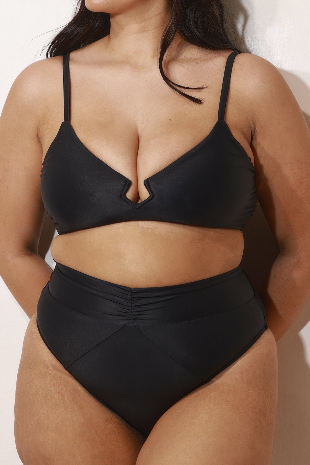 Diamond Top Black - Bikini -BiliBlond Swimwear