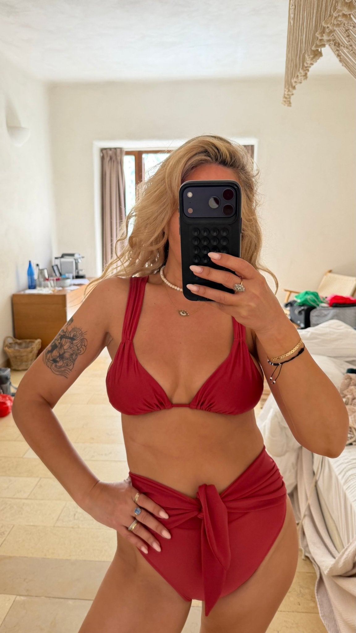 Ellie Top Rouge - BIKINI - BiliBlond Swimwear