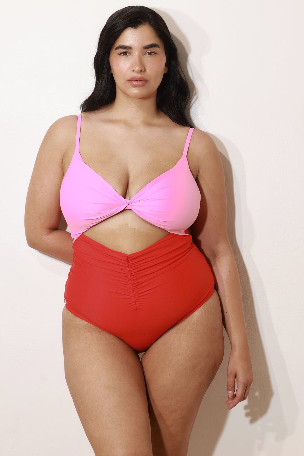 Jordan One-piece Red Pink - one piece -BiliBlond Swimwear