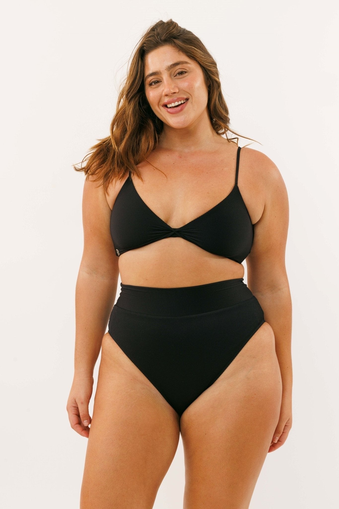 Jordan Top Black Tie Back - BIKINI - BiliBlond Swimwear