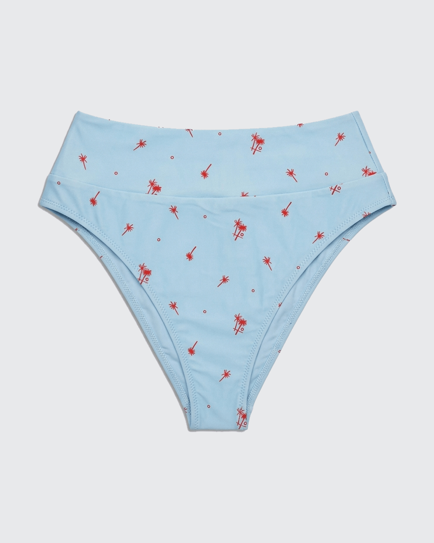 LIKYS Bottom Light Blue - Red - BIKINI - BiliBlond Swimwear