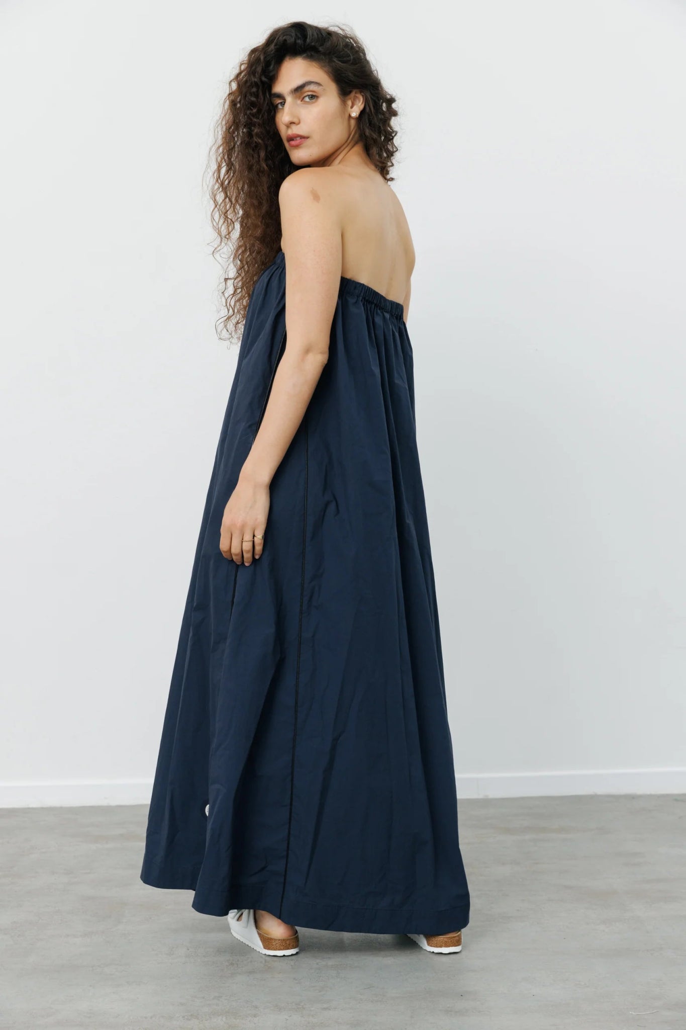 LOSHA Dress Navy - gallabia - BiliBlond Swimwear