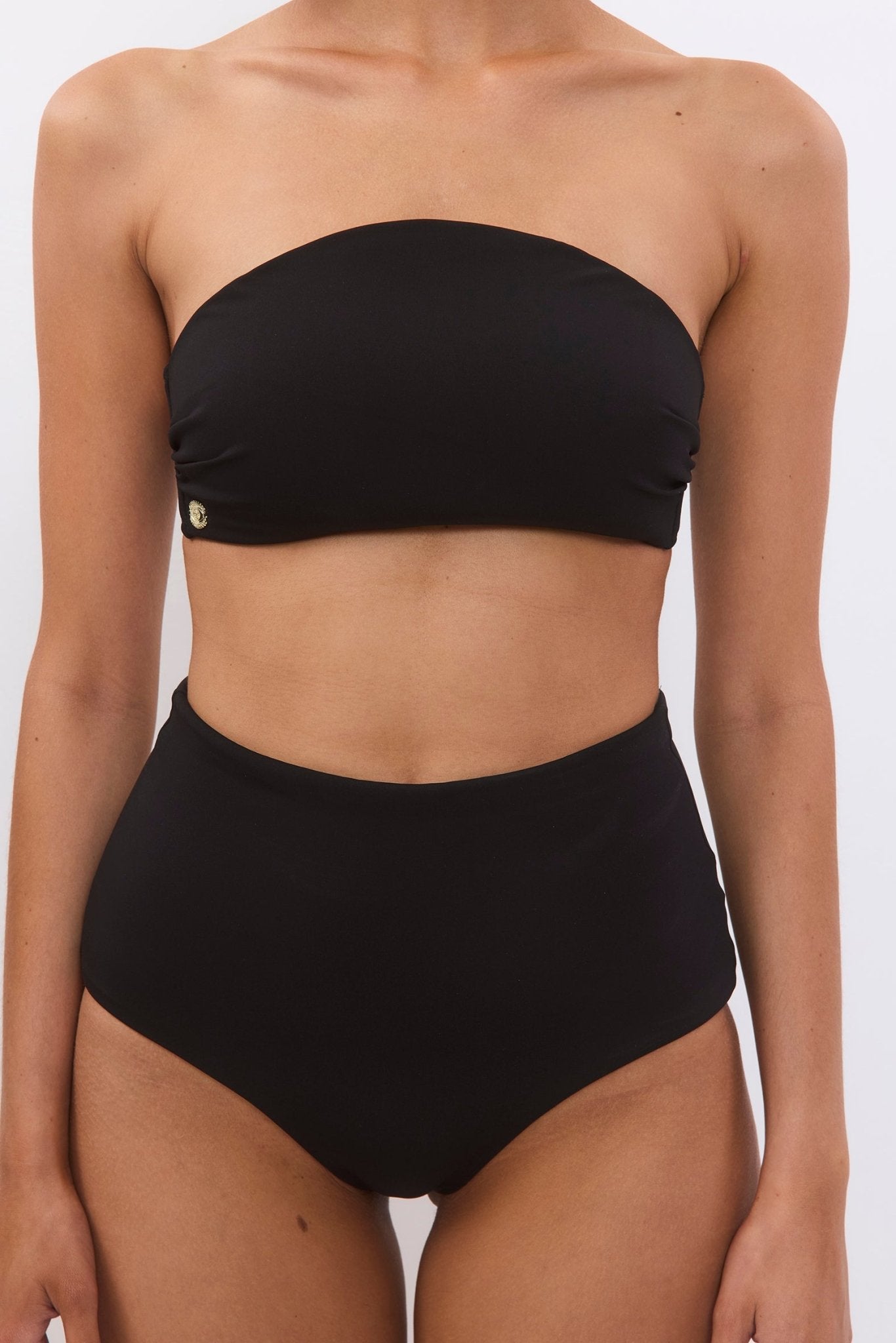 Rainbow top Black - BiliBlond Swimwear
