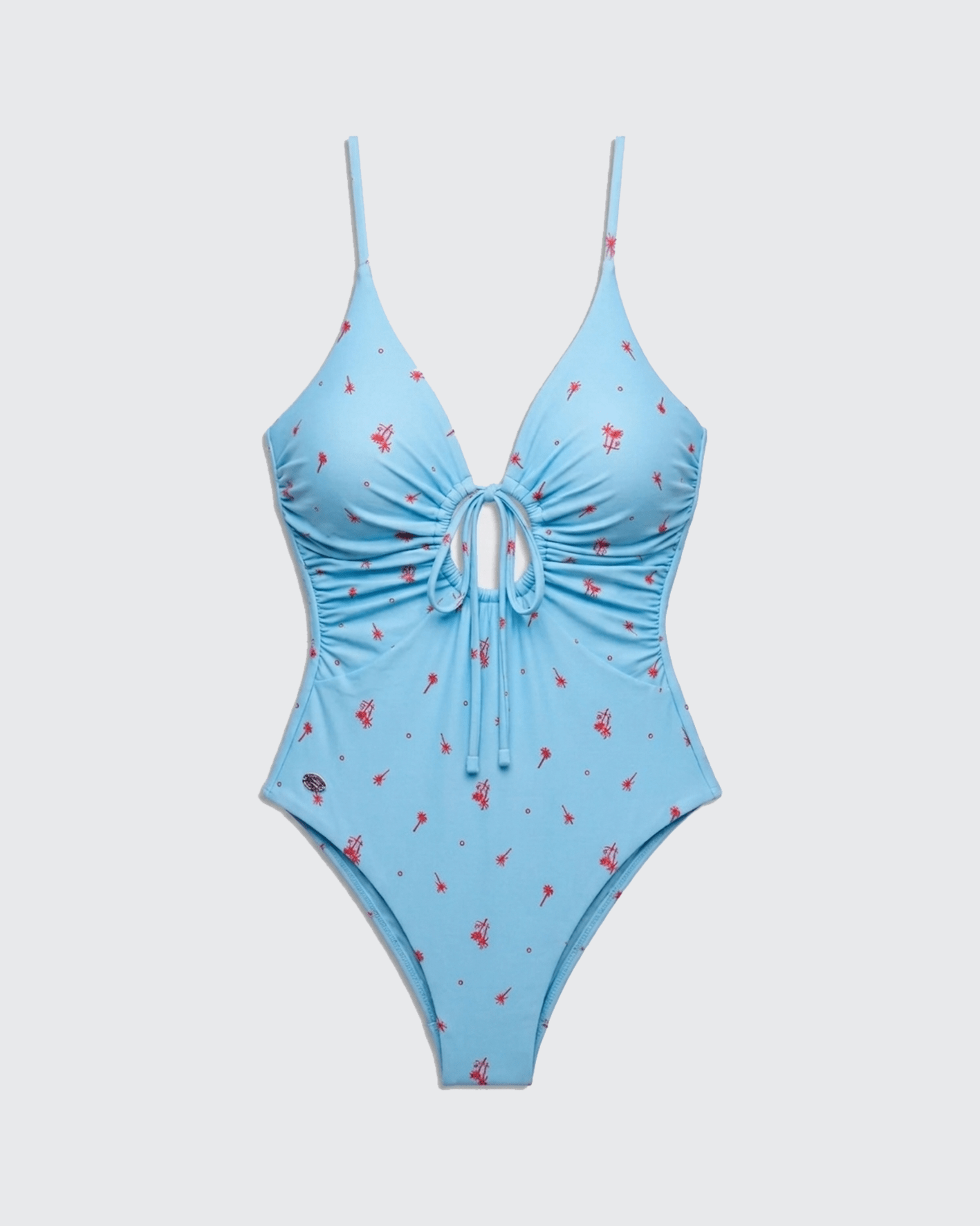 Shavit Light Blue - Red - one piece - BiliBlond Swimwear