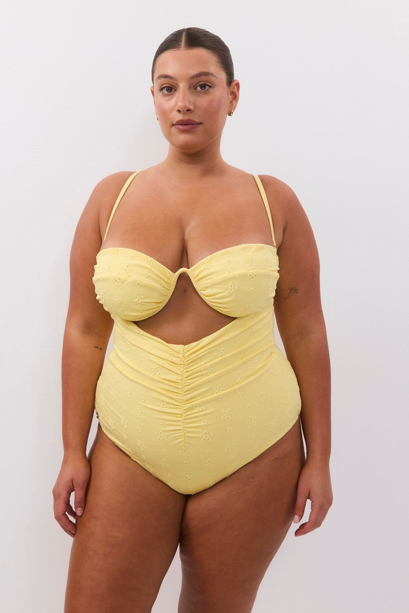Sun One - piece Light Yellow - one piece - BiliBlond Swimwear