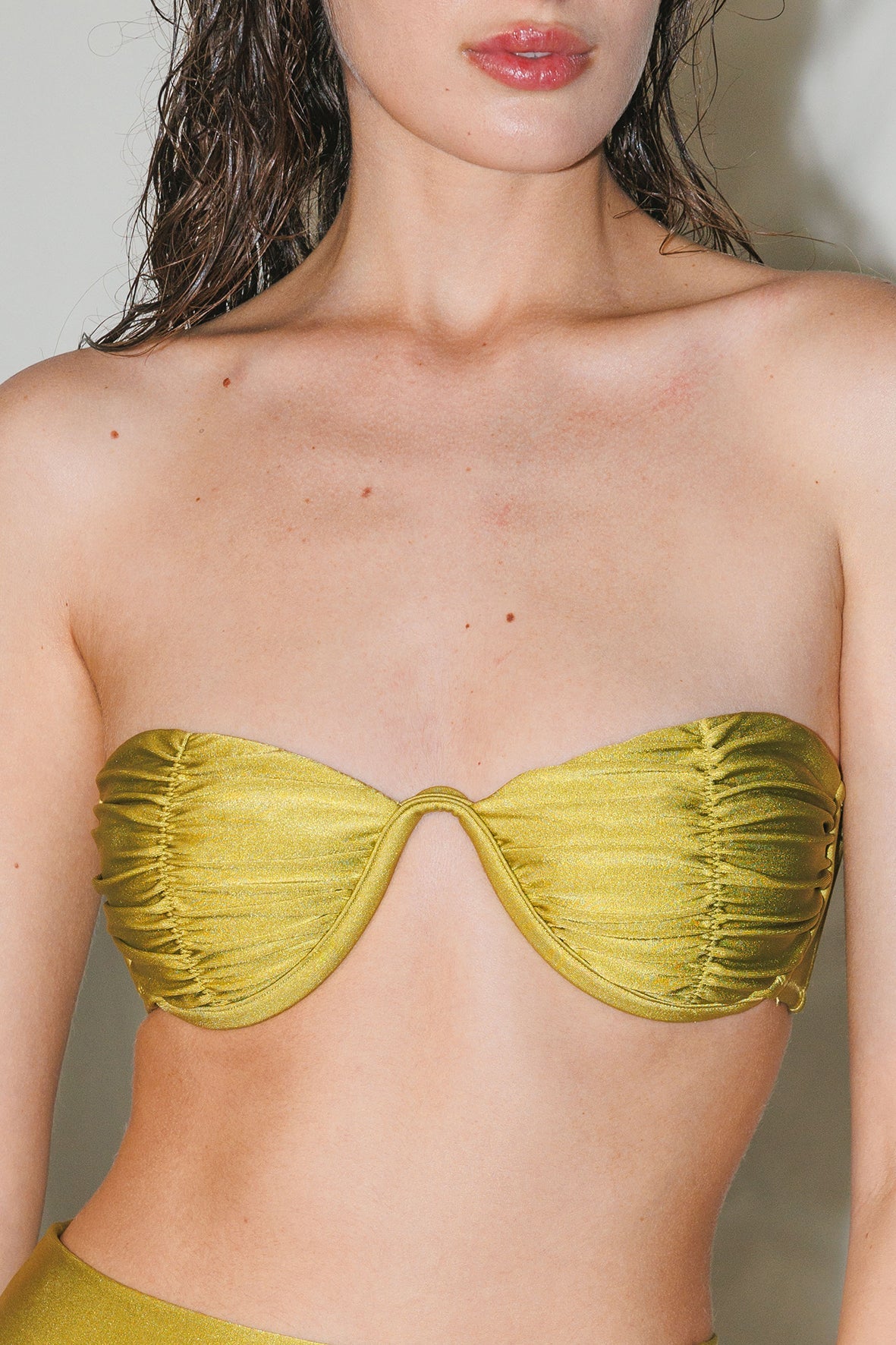 The Sun top Golden palm - BIKINI -BiliBlond Swimwear