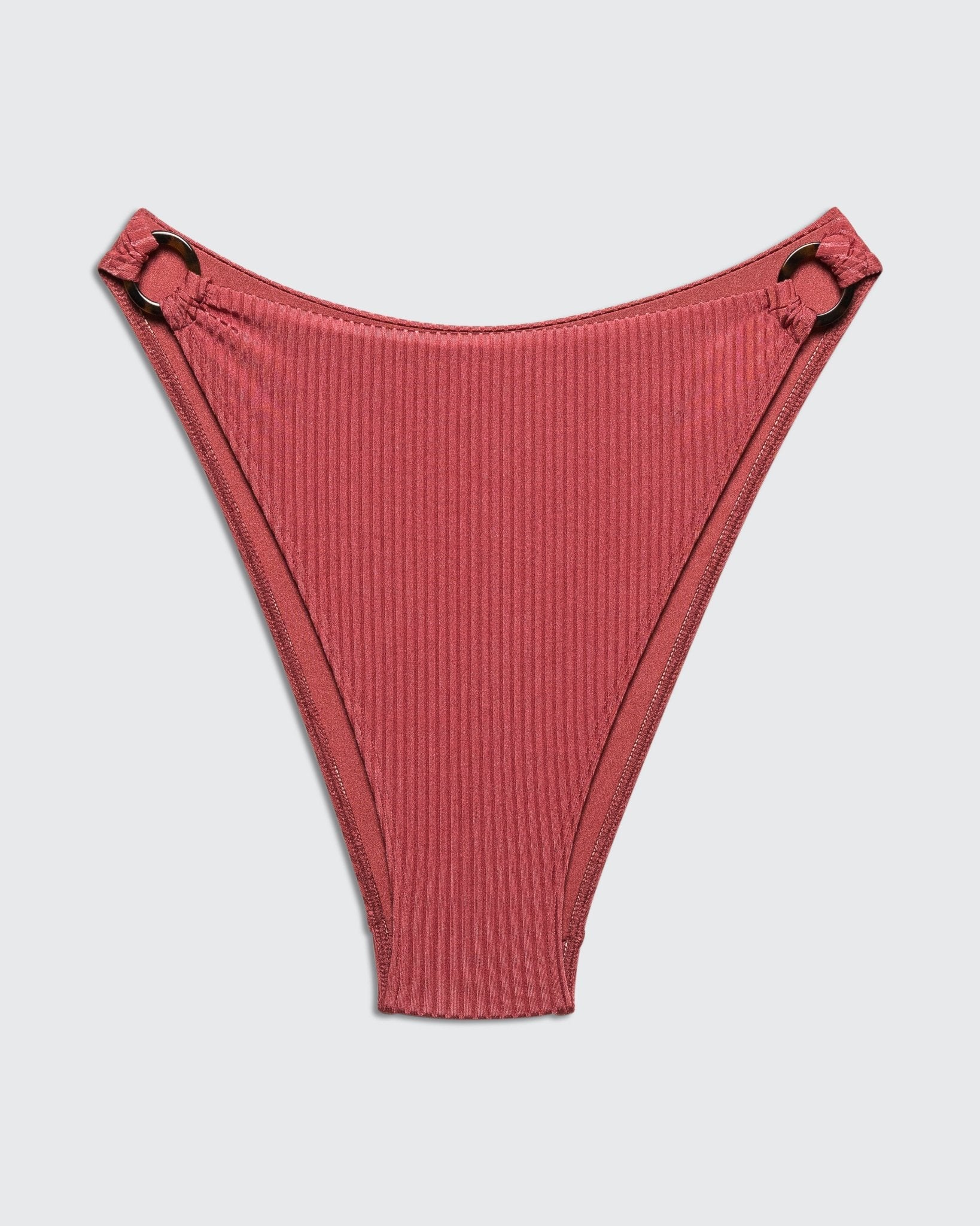 BASHAN BOTTOM PINK RIB - BIKINI -BiliBlond Swimwear