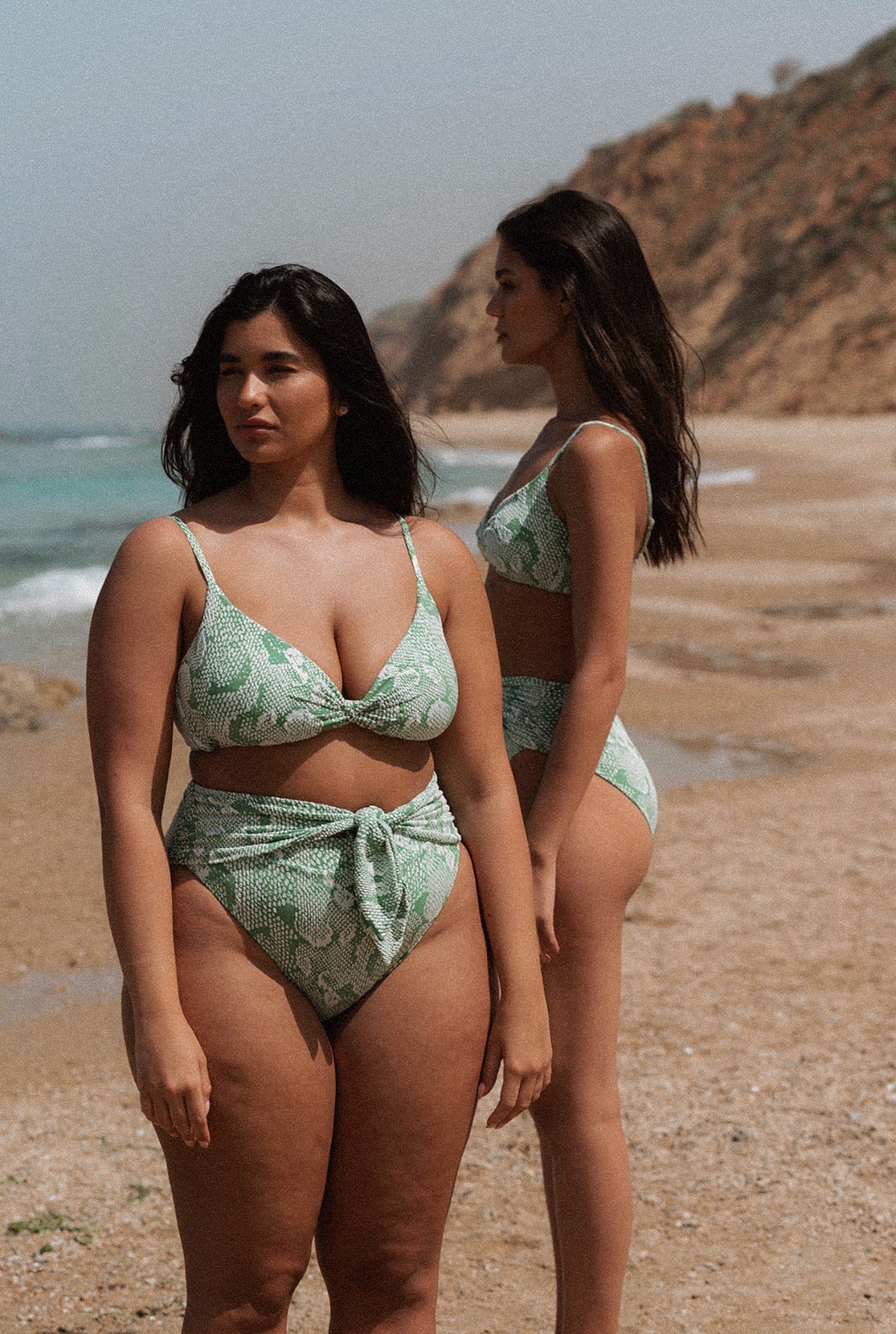 Belto Green snake - BIKINI -BiliBlond LTD