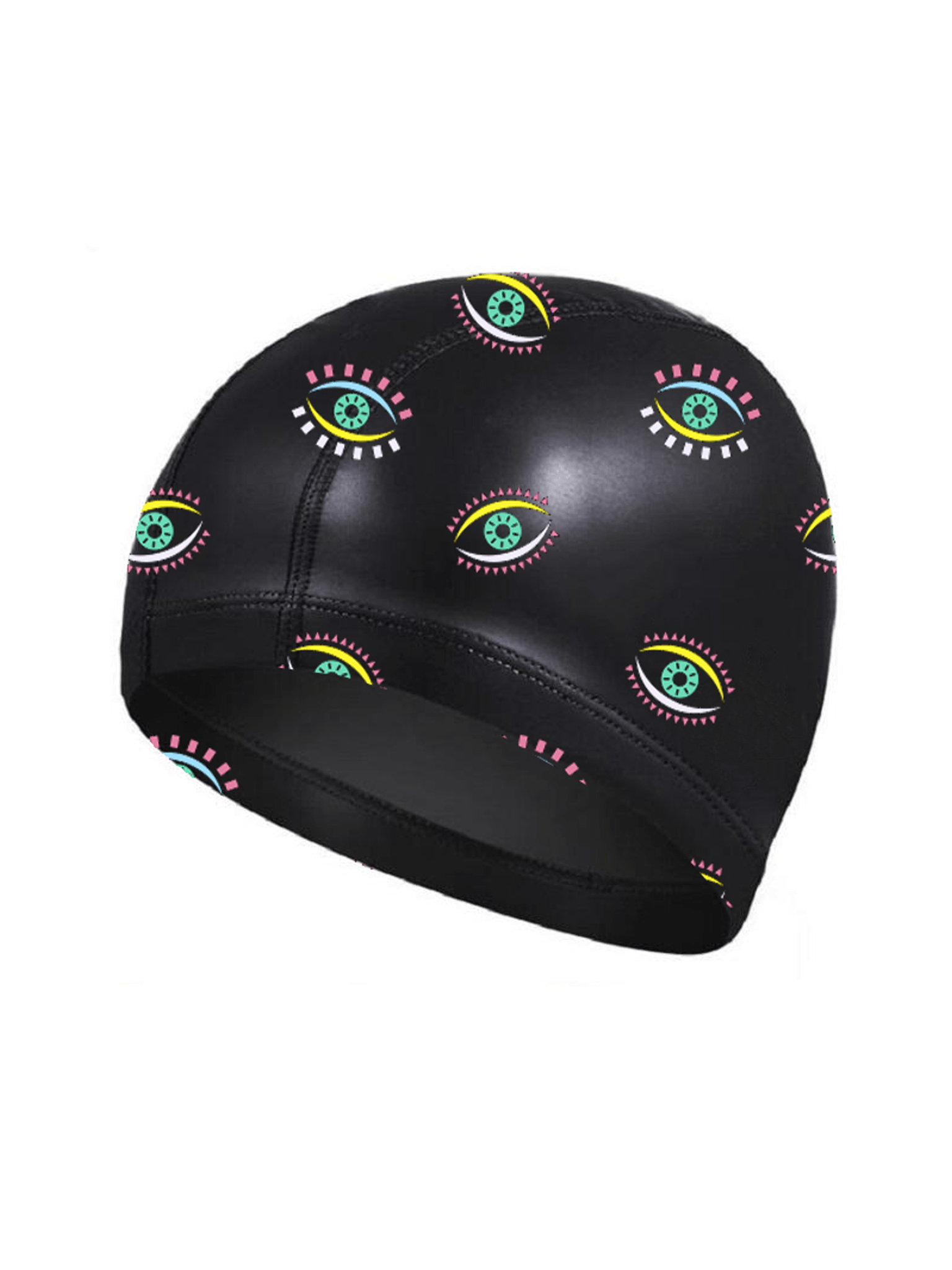 BILIBLOND COATED SWIM CAP eyes - kids -BiliBlond LTD