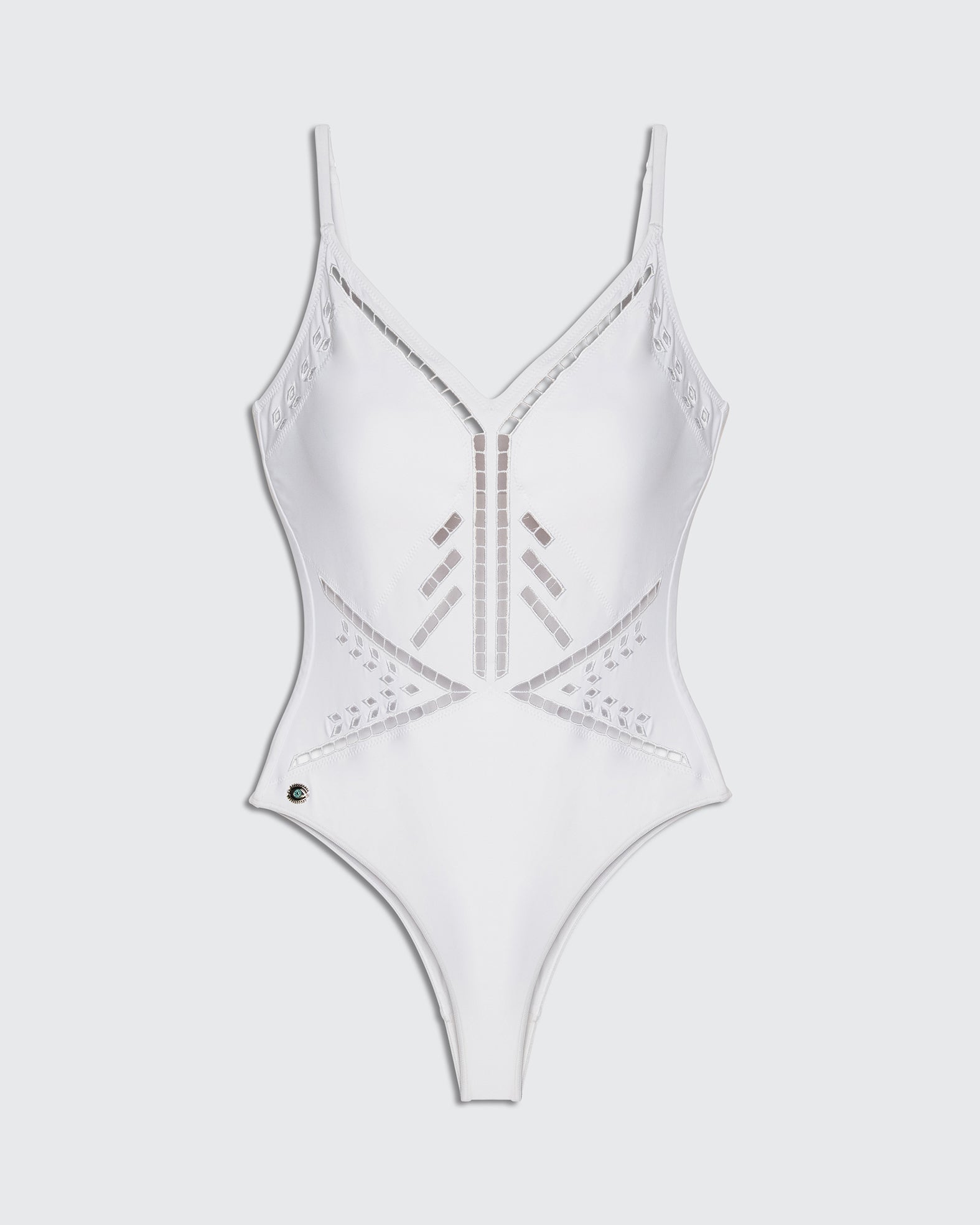 Great Barrier Reef WHITE - one piece -BiliBlond Swimwear