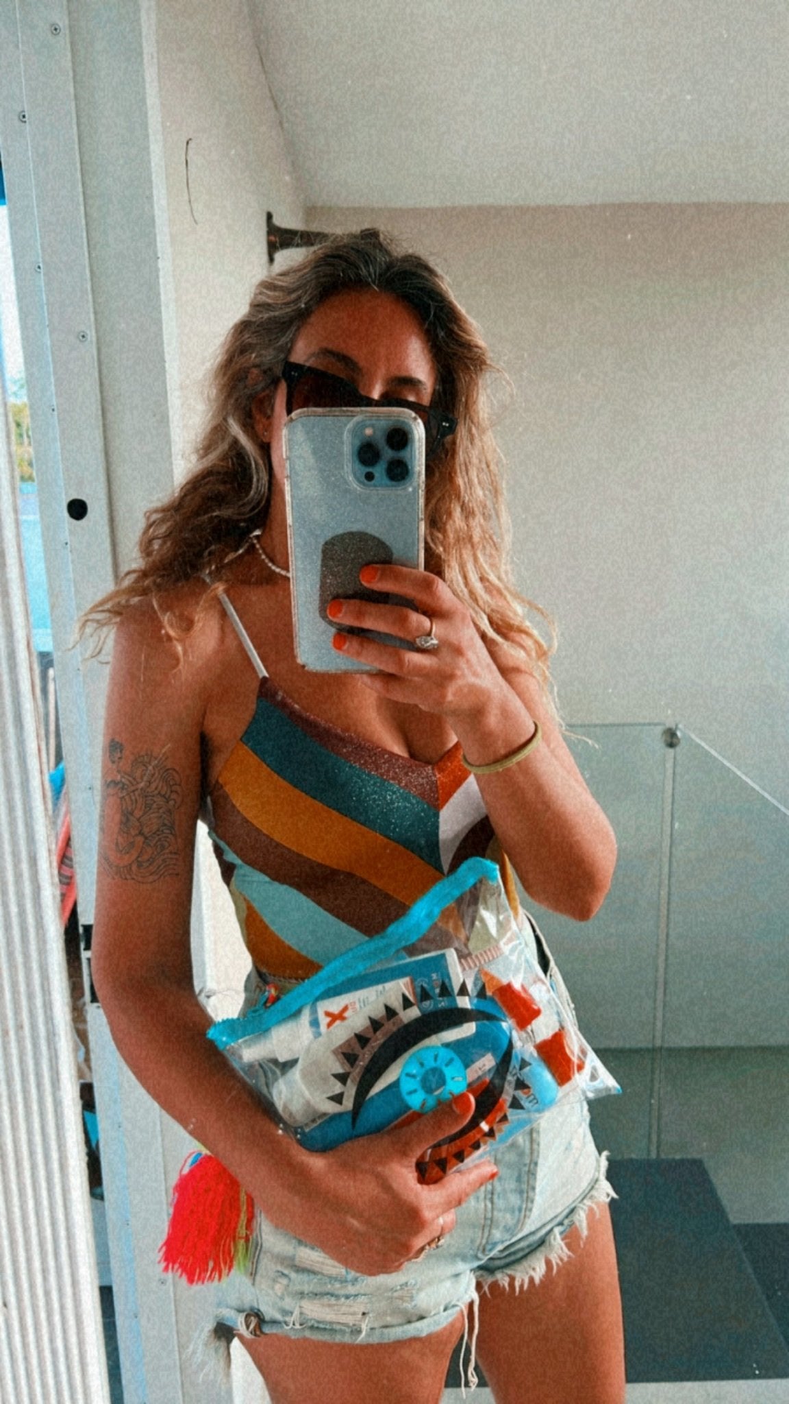 Green eye purse - gallabia -BiliBlond LTD