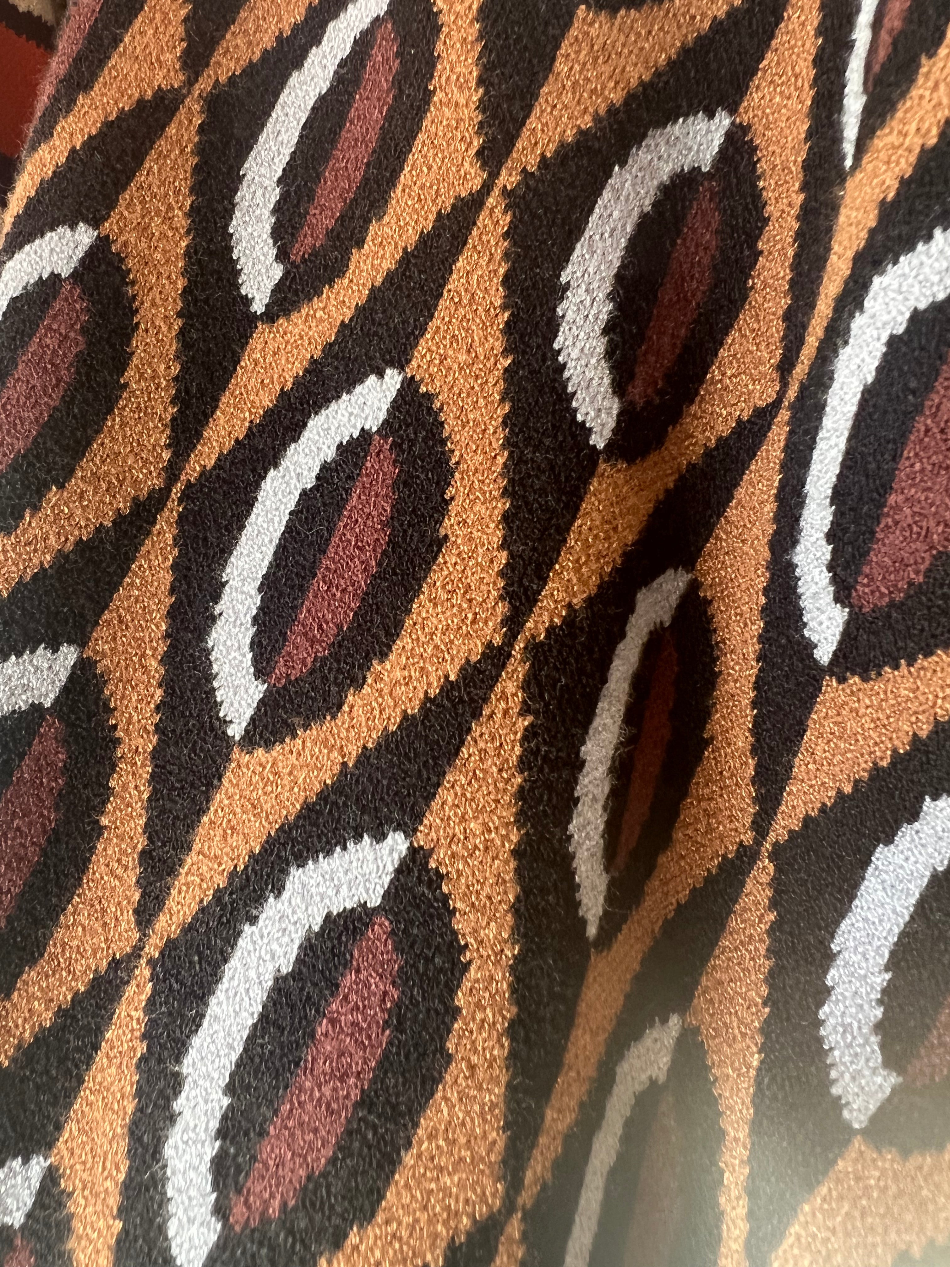 retro pattern - brown pattern - דפוס וינטג'