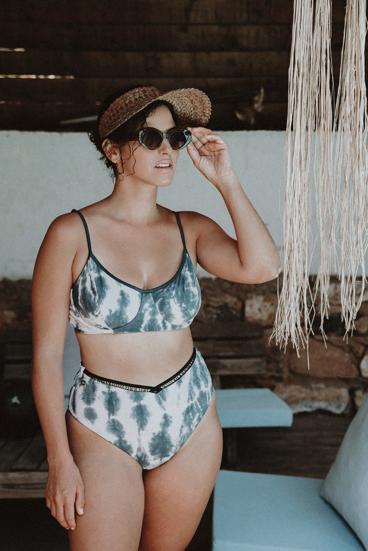 PALEO REVERSIBLE Tie dye TOP - BIKINI -BiliBlond LTD