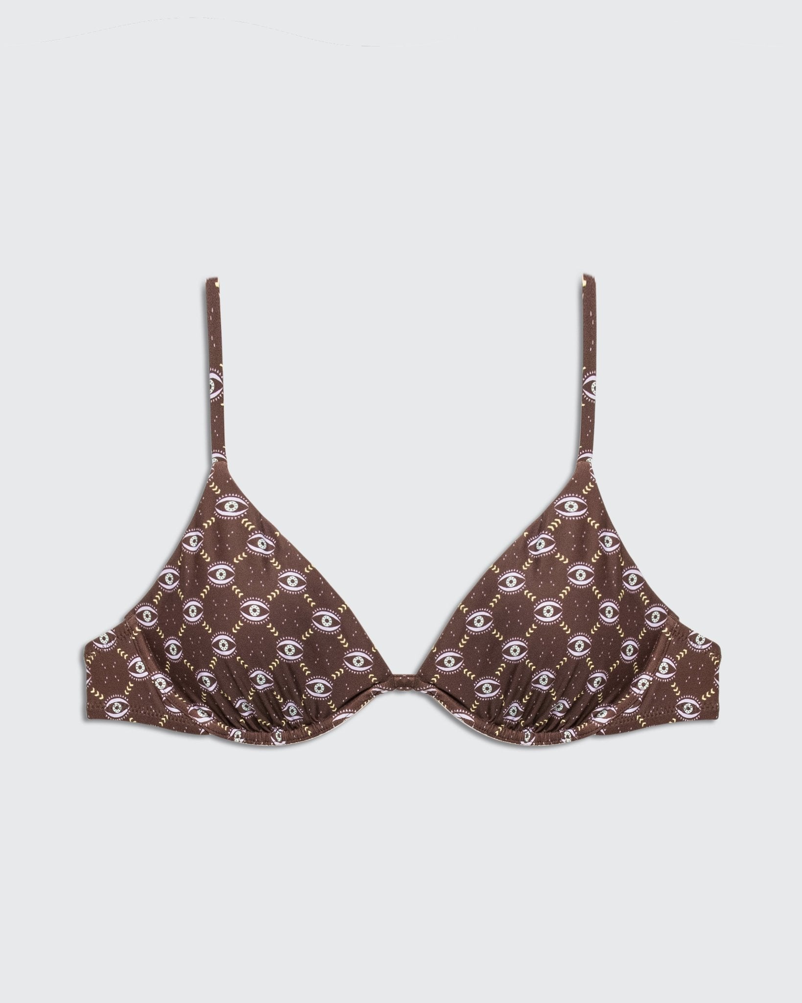 Petite Snow brown eyes TOP - BIKINI -BiliBlond LTD