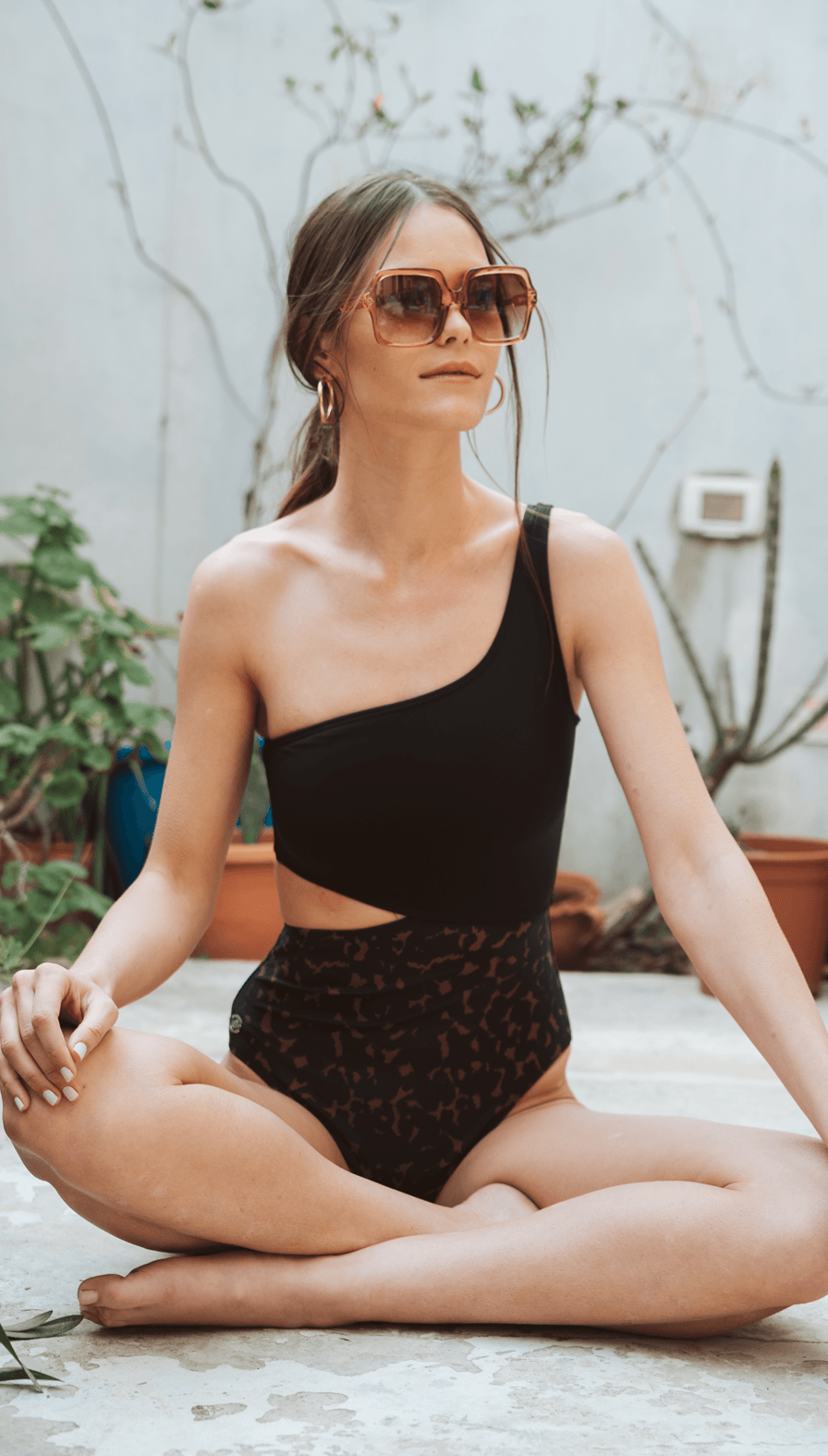Sea Side BLACK Spots - one piece -BiliBlond LTD
