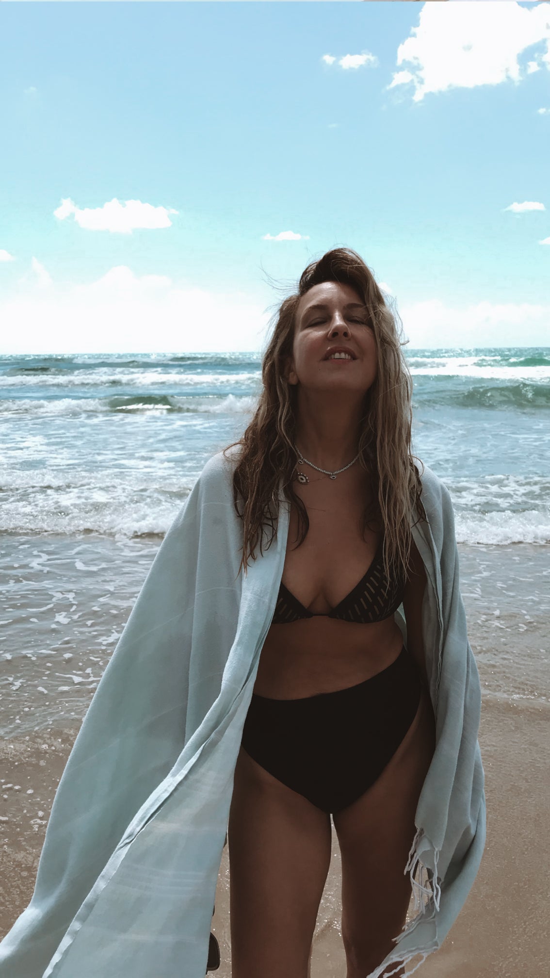 The Basic stripes beach towel - jewelry -BiliBlond LTD
