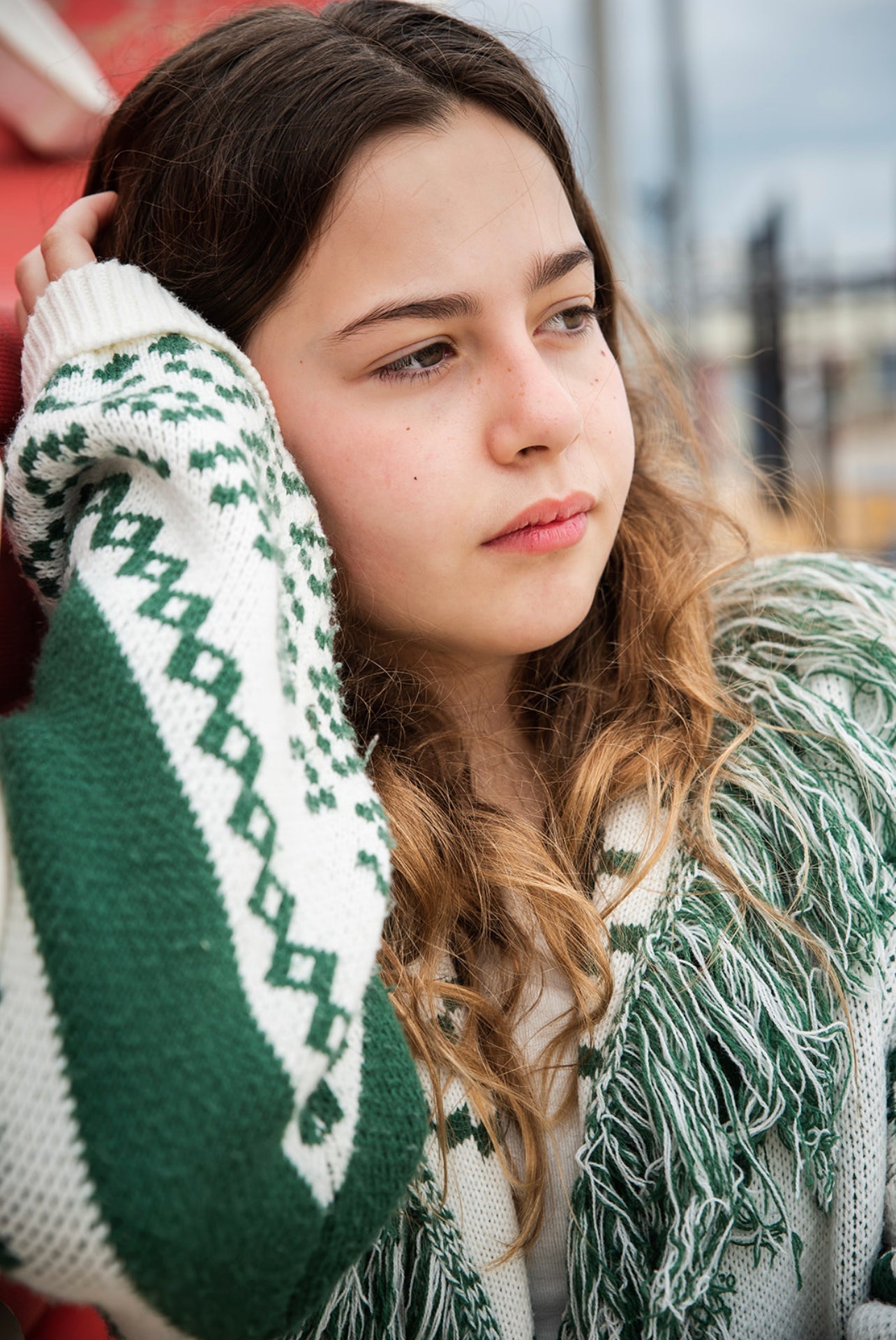 TIGER JACQUARD CARDIGAN WHITE & GREEN - one piece -BiliBlond Swimwear