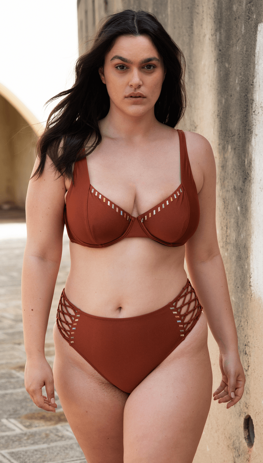 Top Brown Sidni Ali - BIKINI -BiliBlond LTD