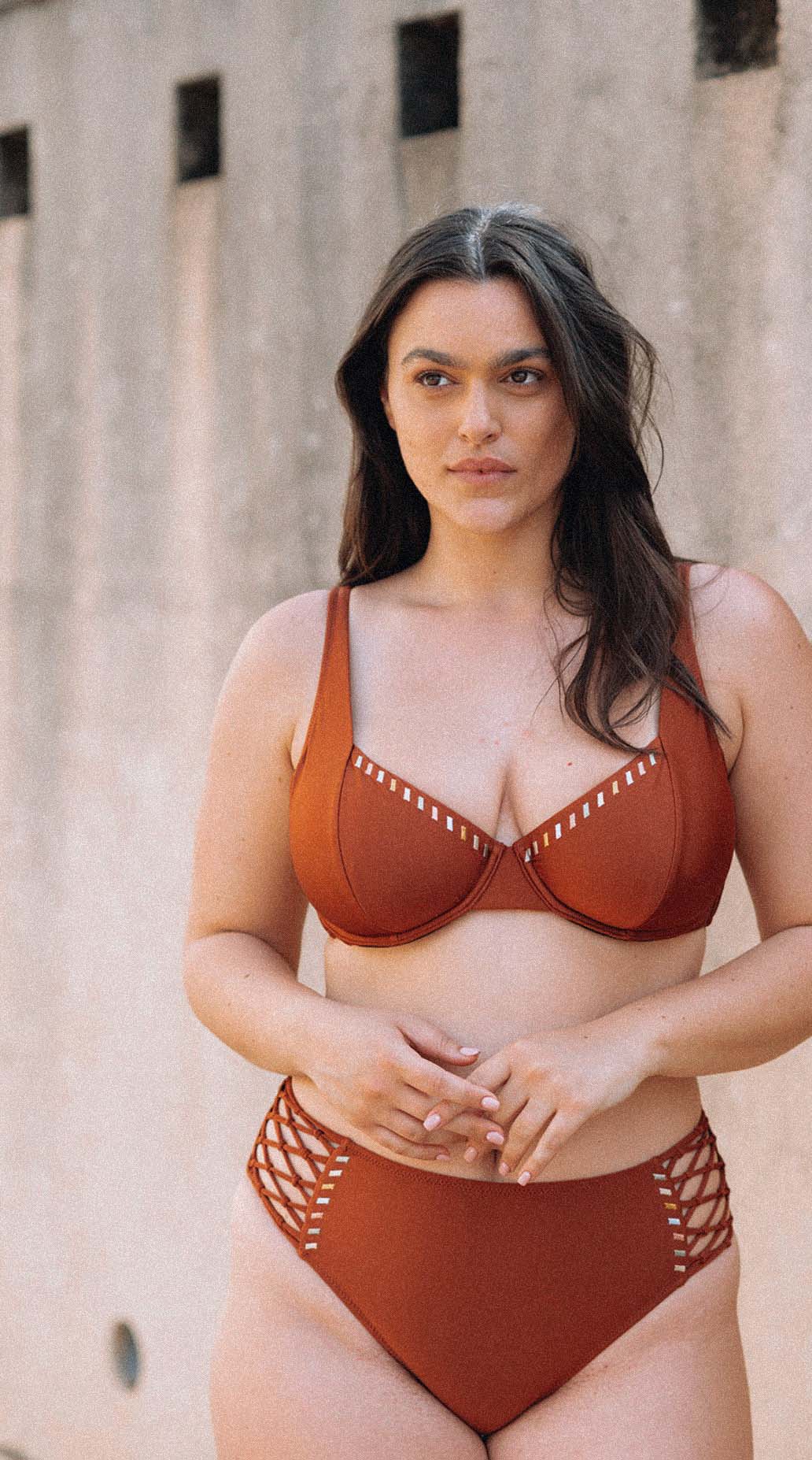 Top Brown Sidni Ali - BIKINI -BiliBlond LTD