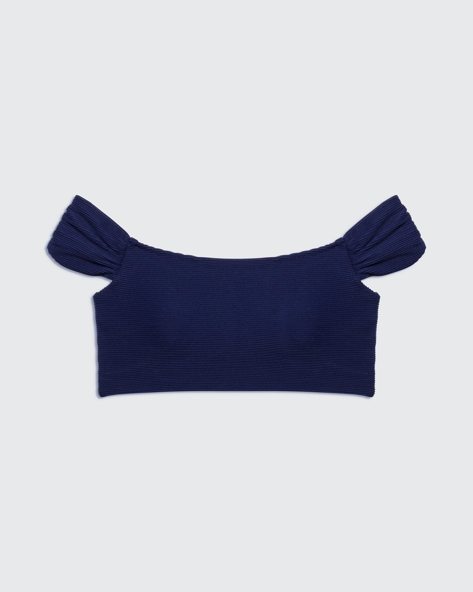 Top moon Navy Rib - BIKINI -BiliBlond LTD