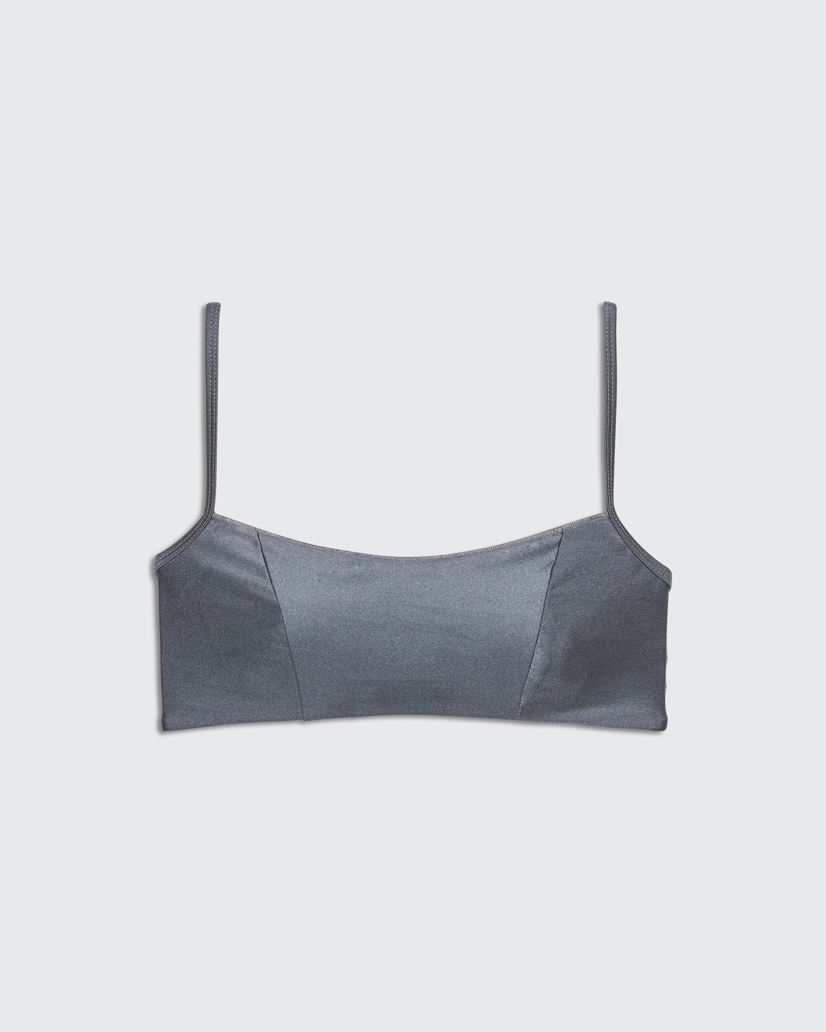 Top SHAHAF Light blue silver - BIKINI -BiliBlond LTD