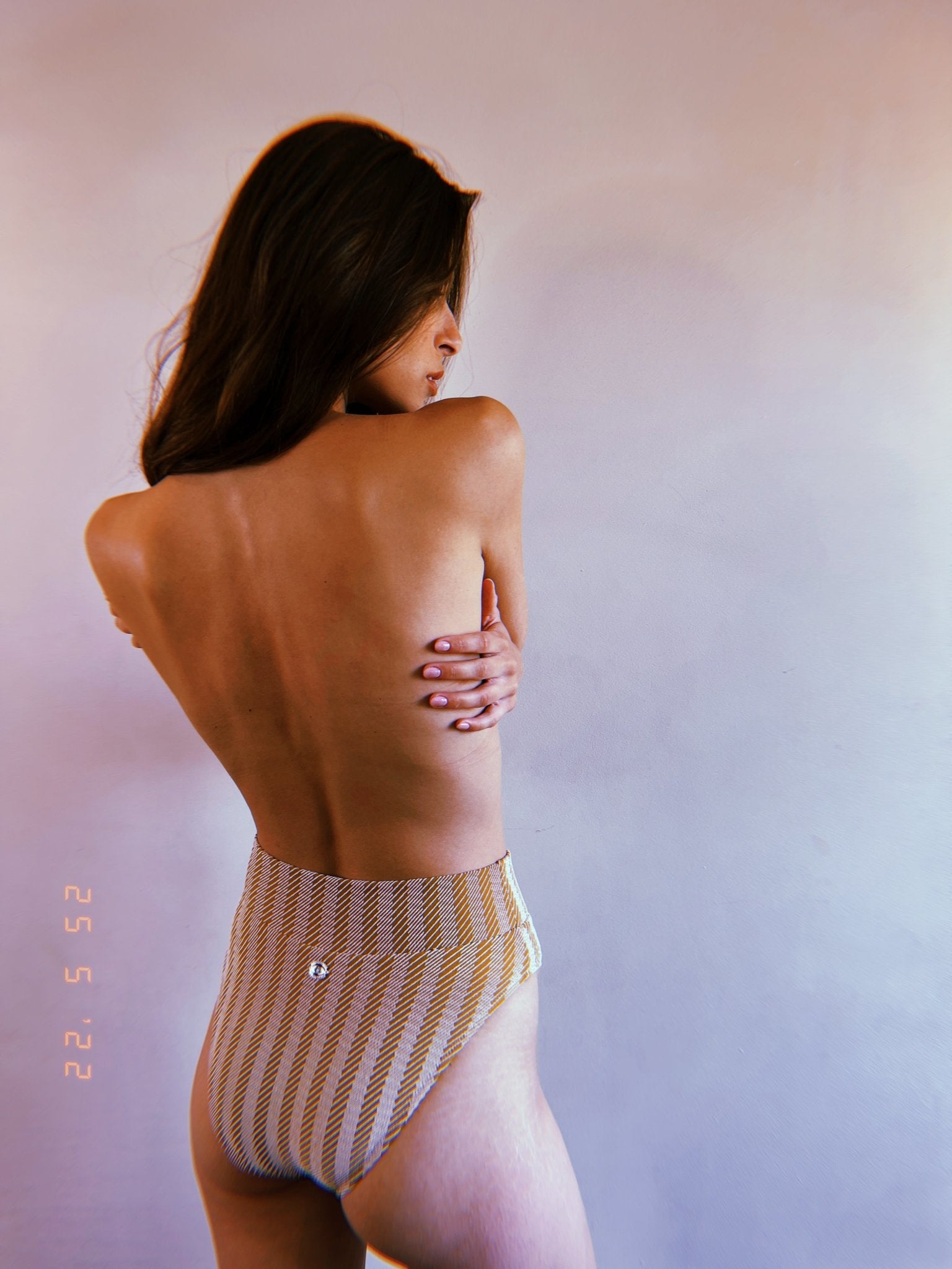 UNDER HIGH YUMI Sand fabric - BIKINI -BiliBlond LTD