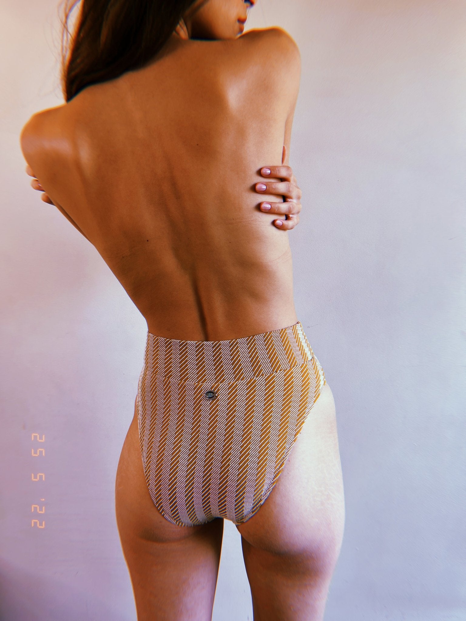 UNDER HIGH YUMI Sand fabric - BIKINI -BiliBlond LTD