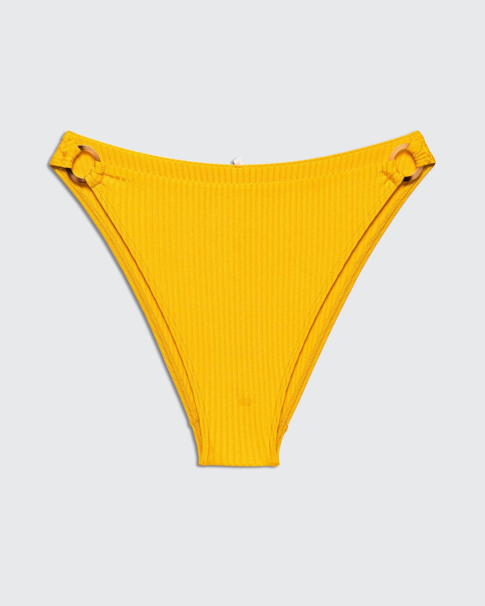 Bashan Bottom Yellow Rib - BIKINI -BiliBlond Swimwear