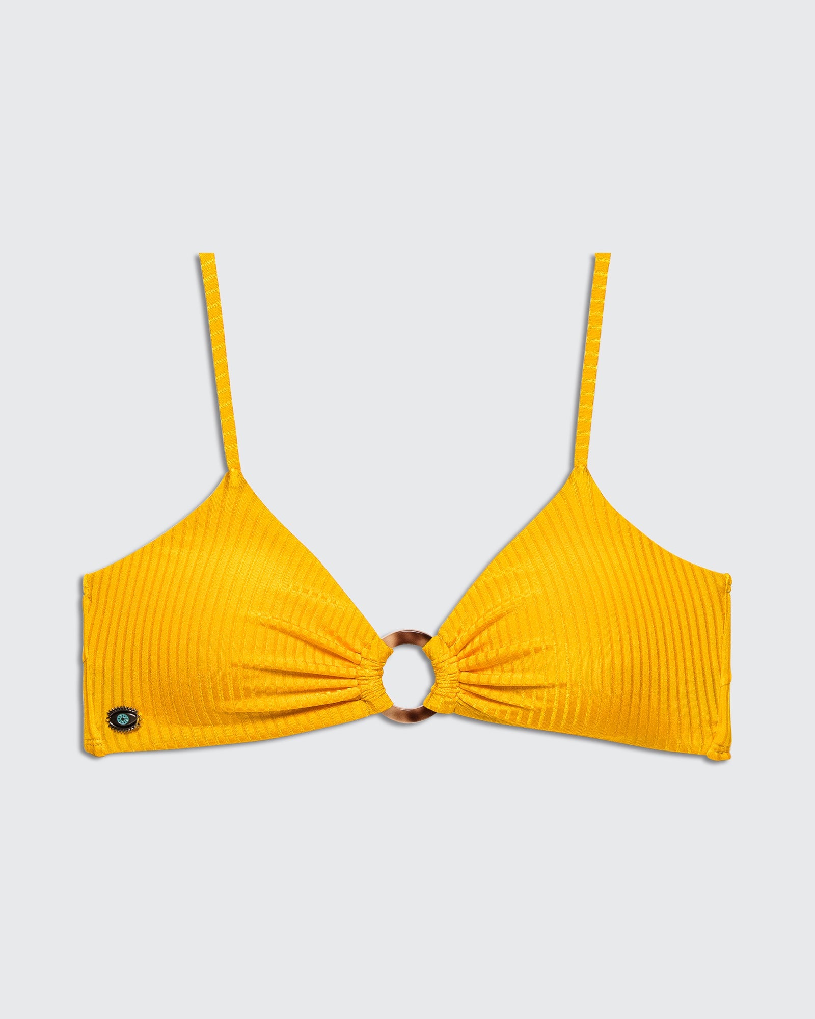 Bashan Top Yellow Rib - BIKINI -BiliBlond Swimwear