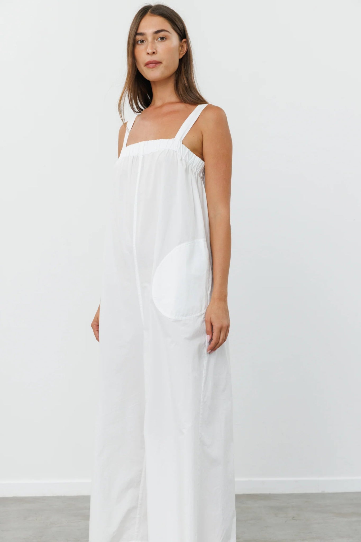 BELA OVERALL White - gallabia - BiliBlond Swimwear