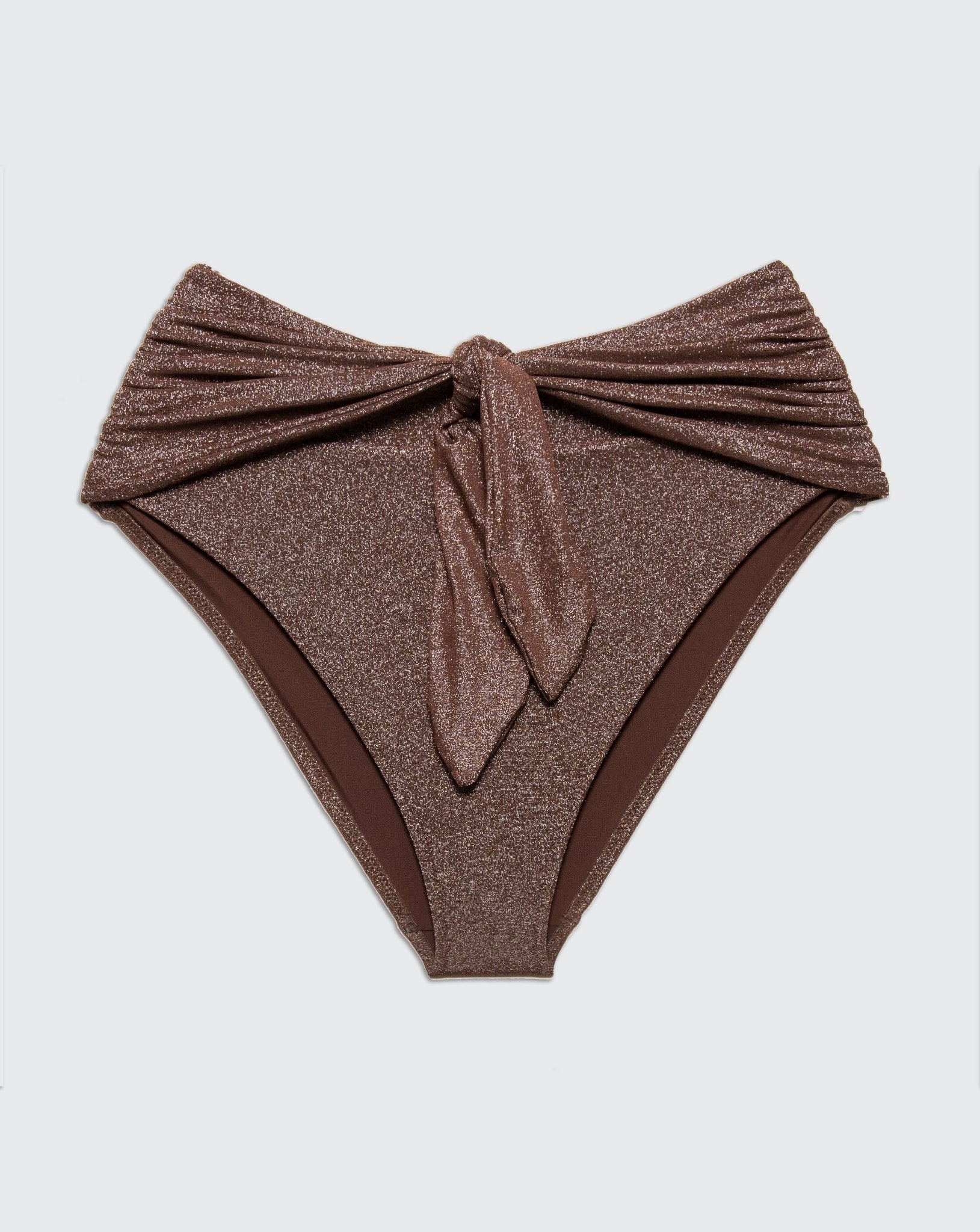 Belto Bottom Brown Lurex - BIKINI -BiliBlond Swimwear