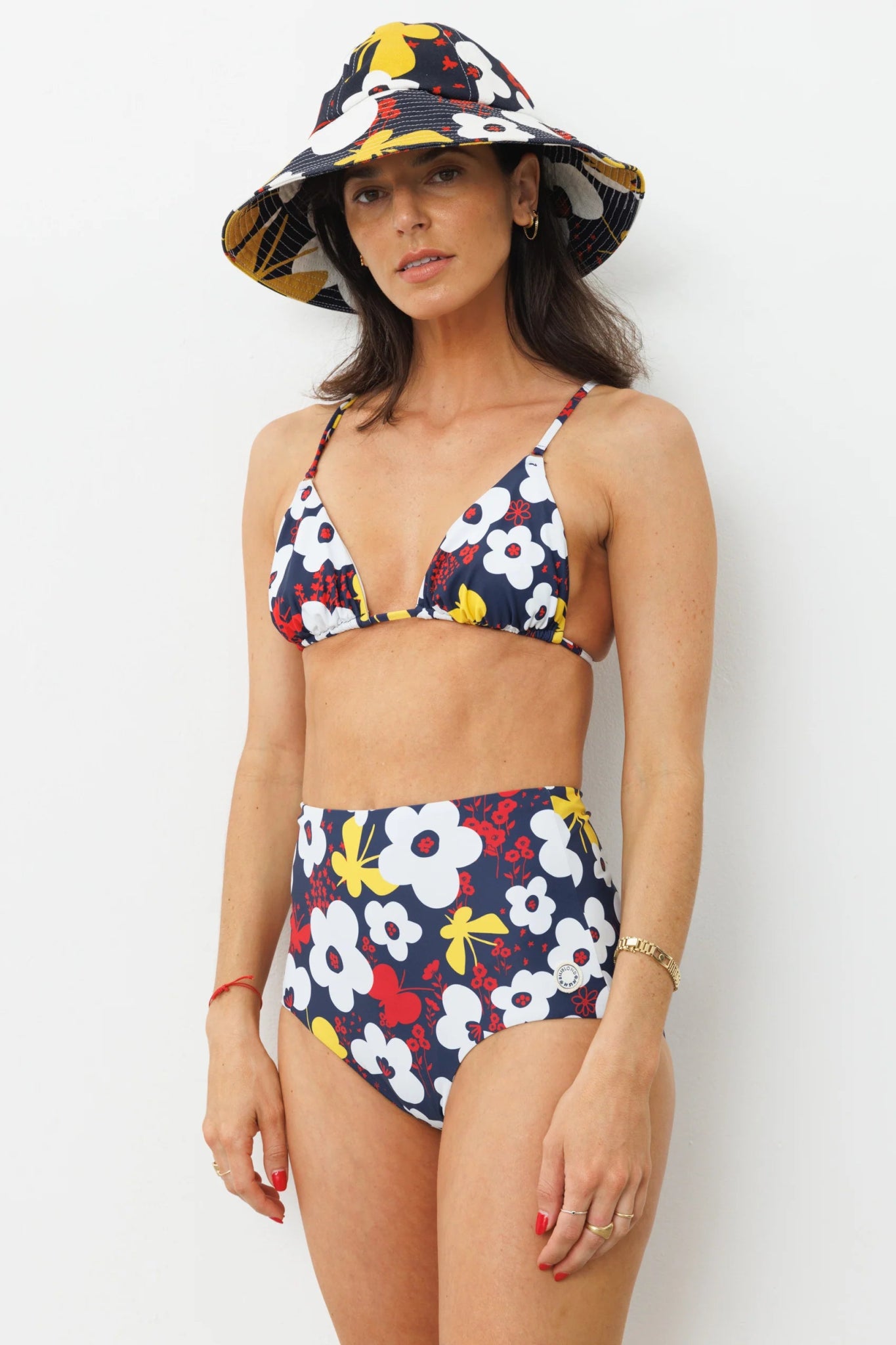 BILI Buket hat Flowers - gallabia - BiliBlond Swimwear