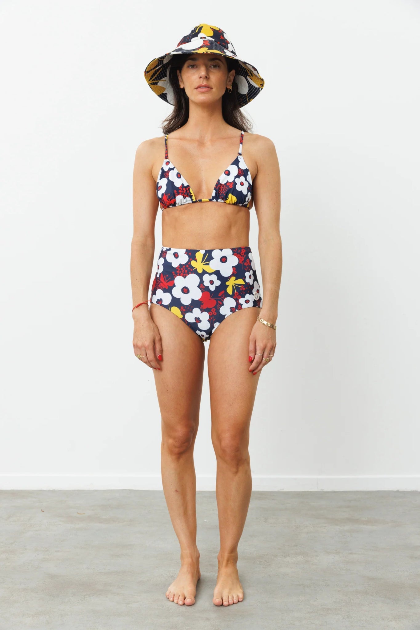 BILI Buket hat Flowers - gallabia - BiliBlond Swimwear