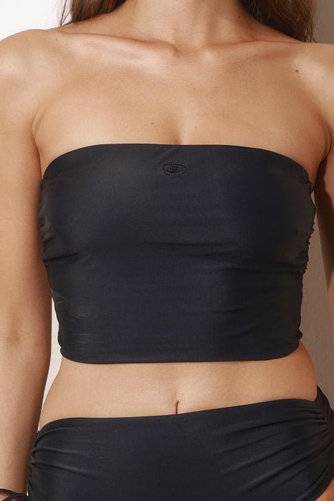 Bili Strapless Top Black - Bikini -BiliBlond Swimwear