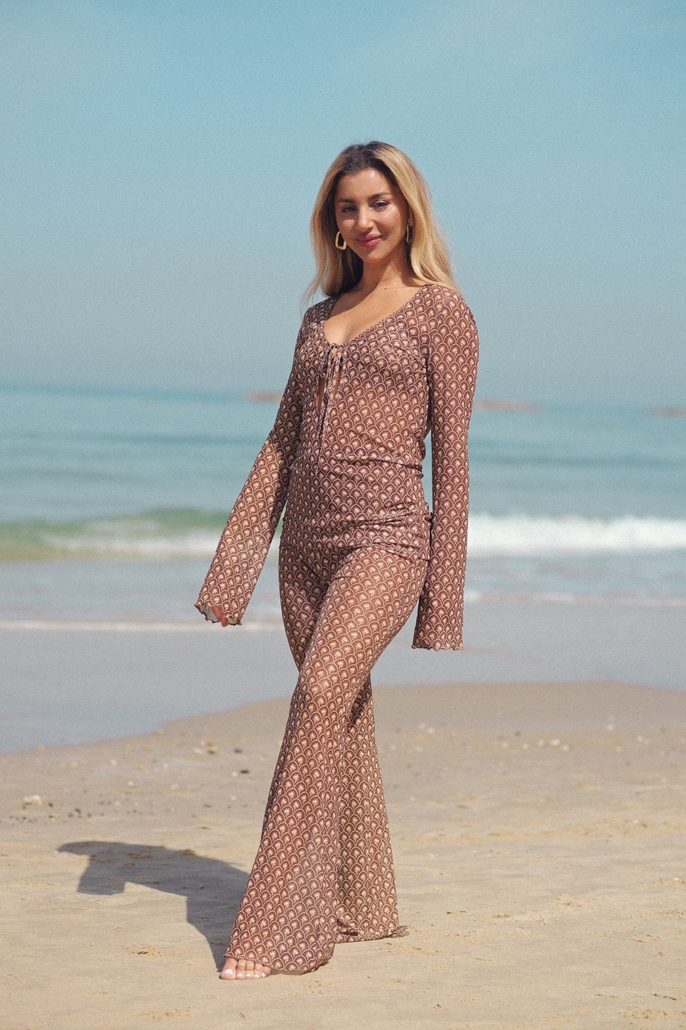 Bilis palms Flare pants Coming soon - gallabia - BiliBlond Swimwear