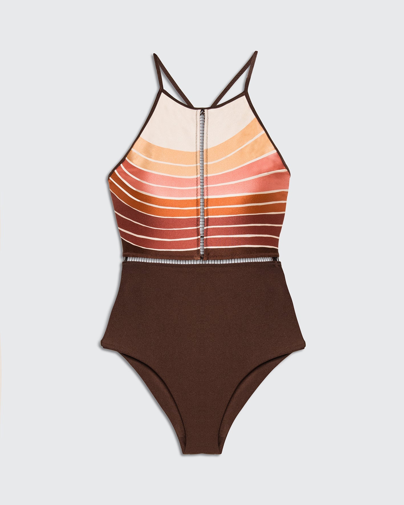 Brown Sunset - one piece - BiliBlond Swimwear