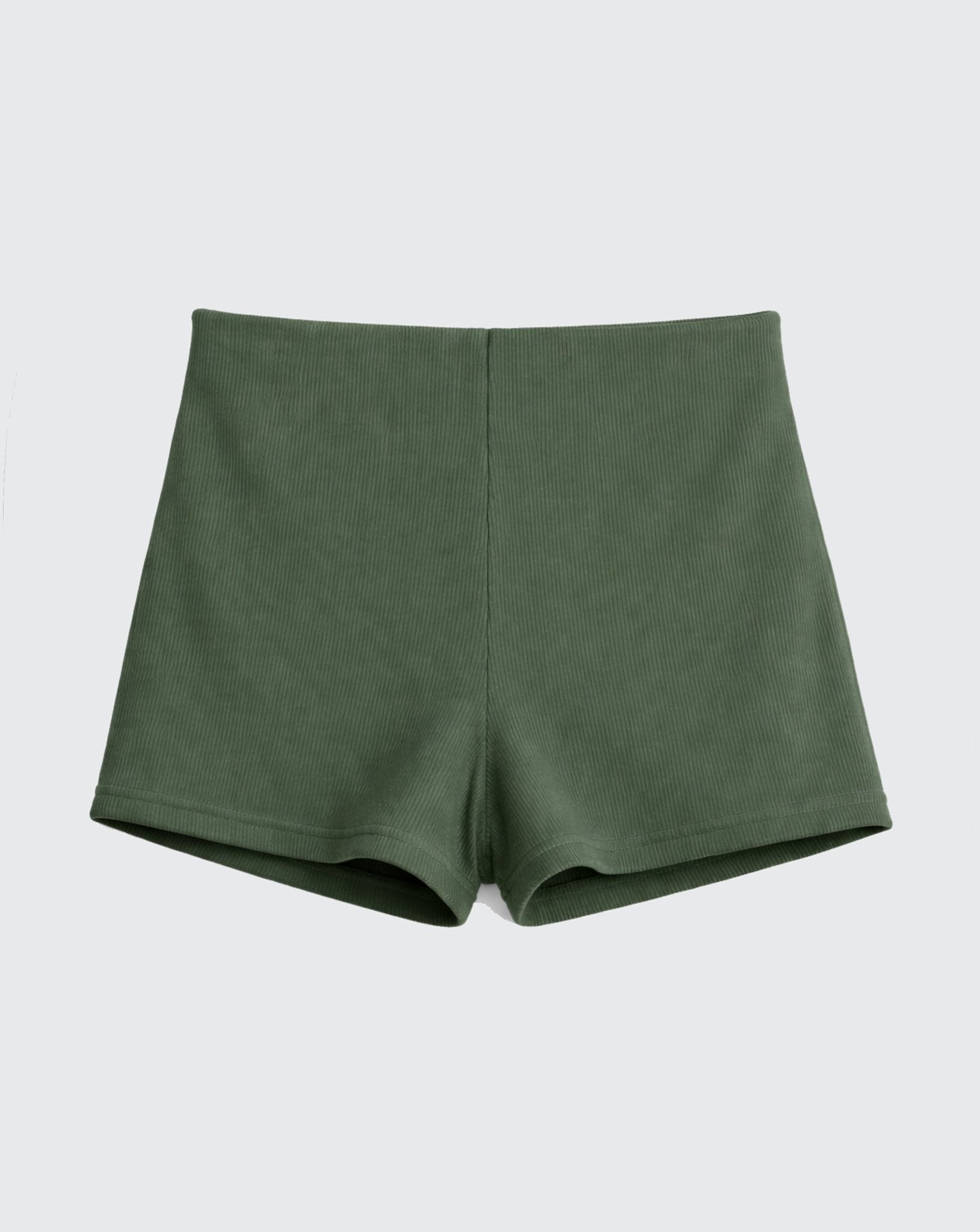 Daniel Shorts Olive Rib - BIKINI - BiliBlond Swimwear
