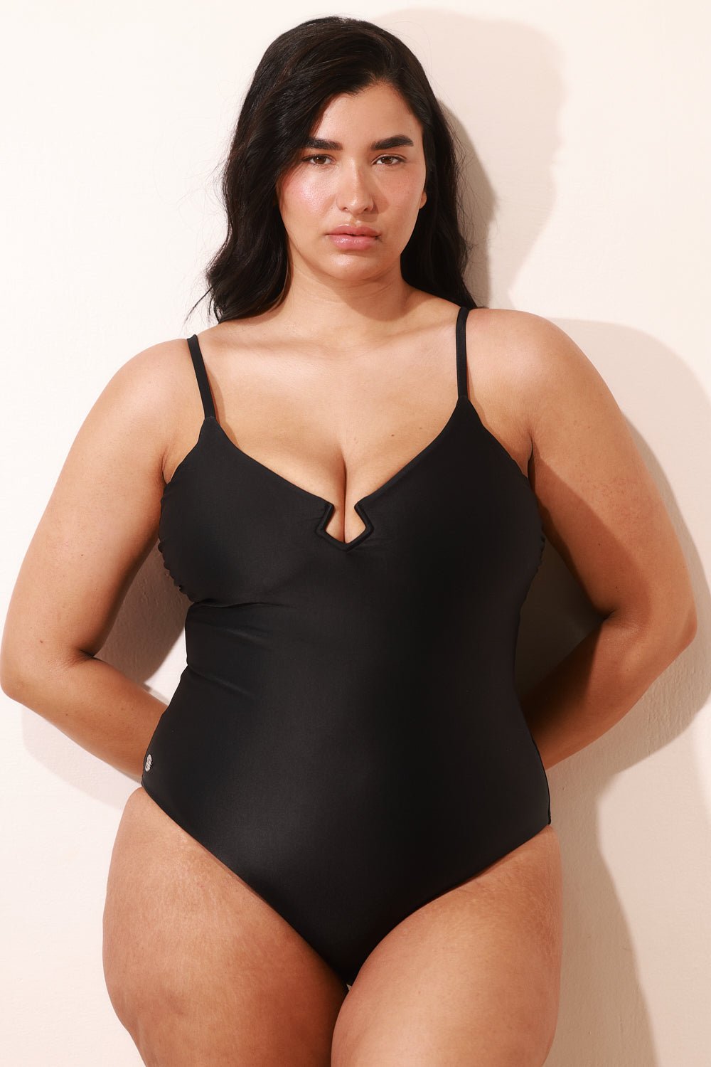 Diamond One Piece Black - one piece -BiliBlond Swimwear