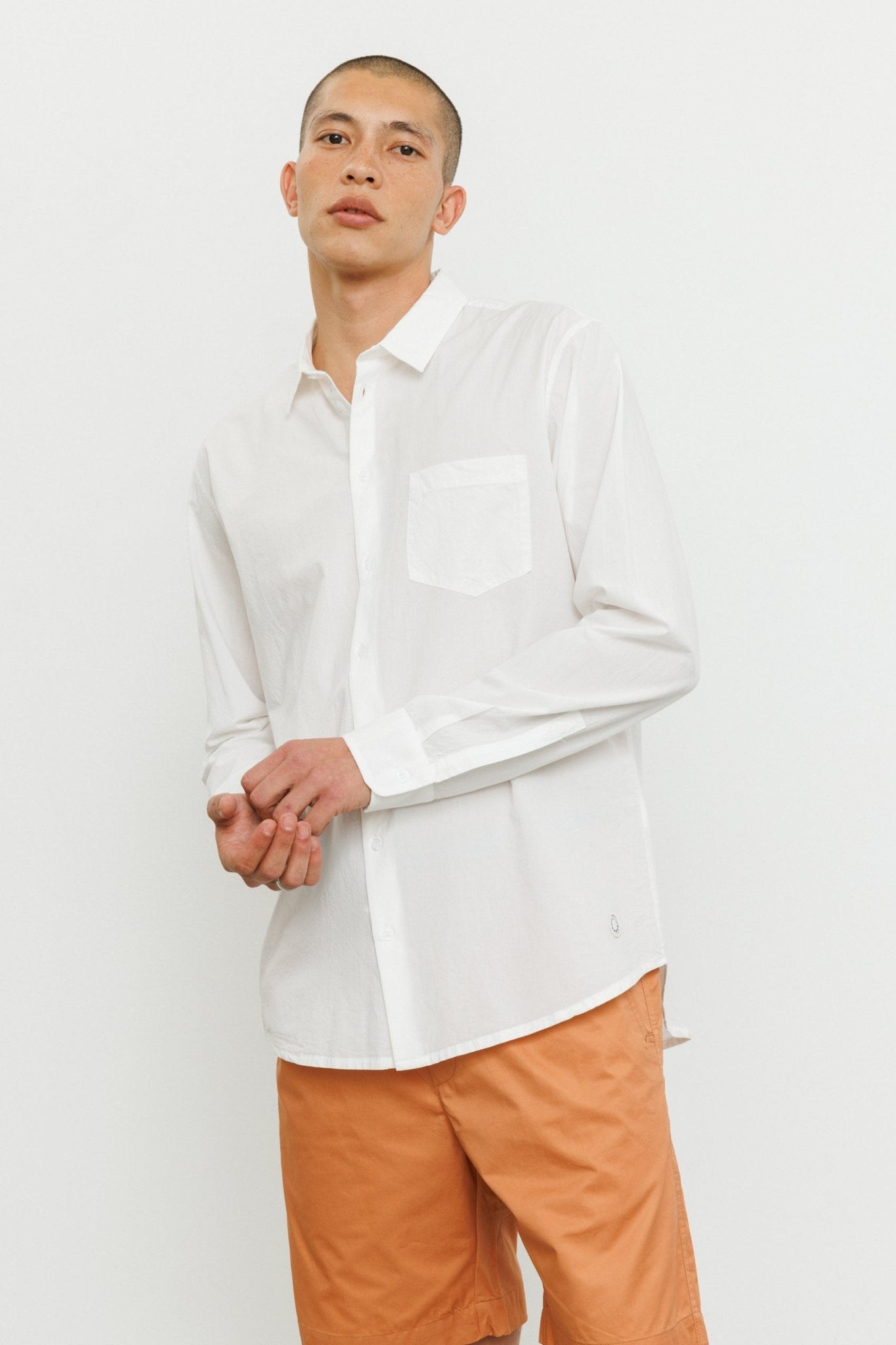 HANOCH Button - down shirt White - gallabia - BiliBlond Swimwear