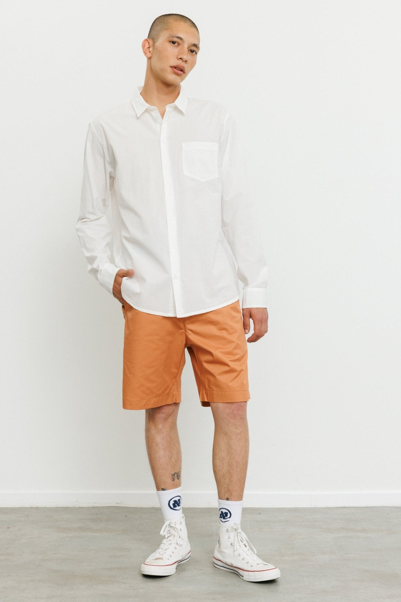 HANOCH Button - down shirt White - gallabia - BiliBlond Swimwear